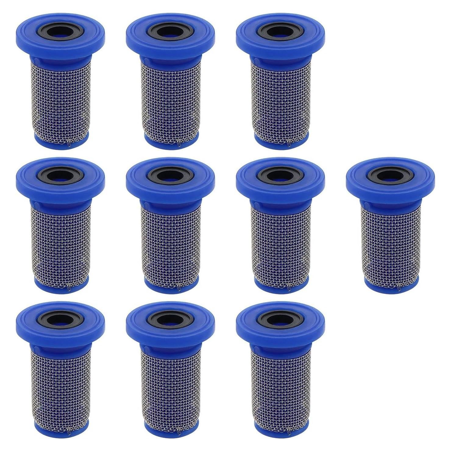 Filtros de Malla de Boquilla de Pulverización 10Pcs Azul 50 Malla