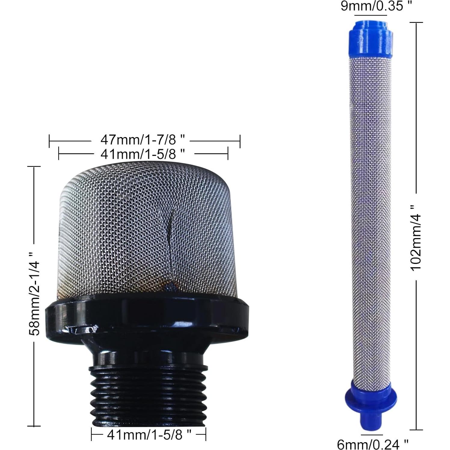 Kit Combo Filtros de Entrada y Malla Beruth para Pistolas SG2/SG3