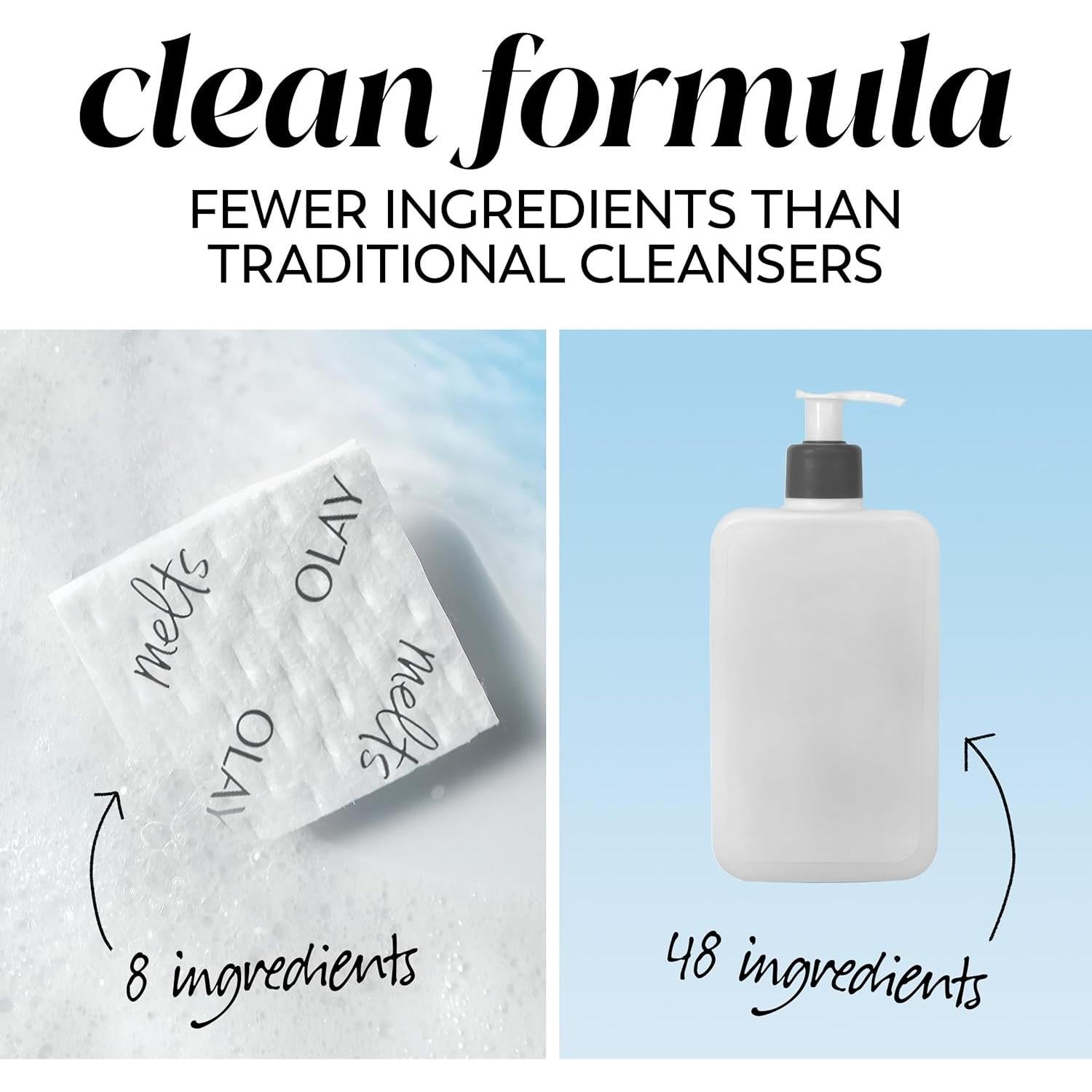 Limpiador Facial Olay Hialurónico Sin Fragancia 64 Pads