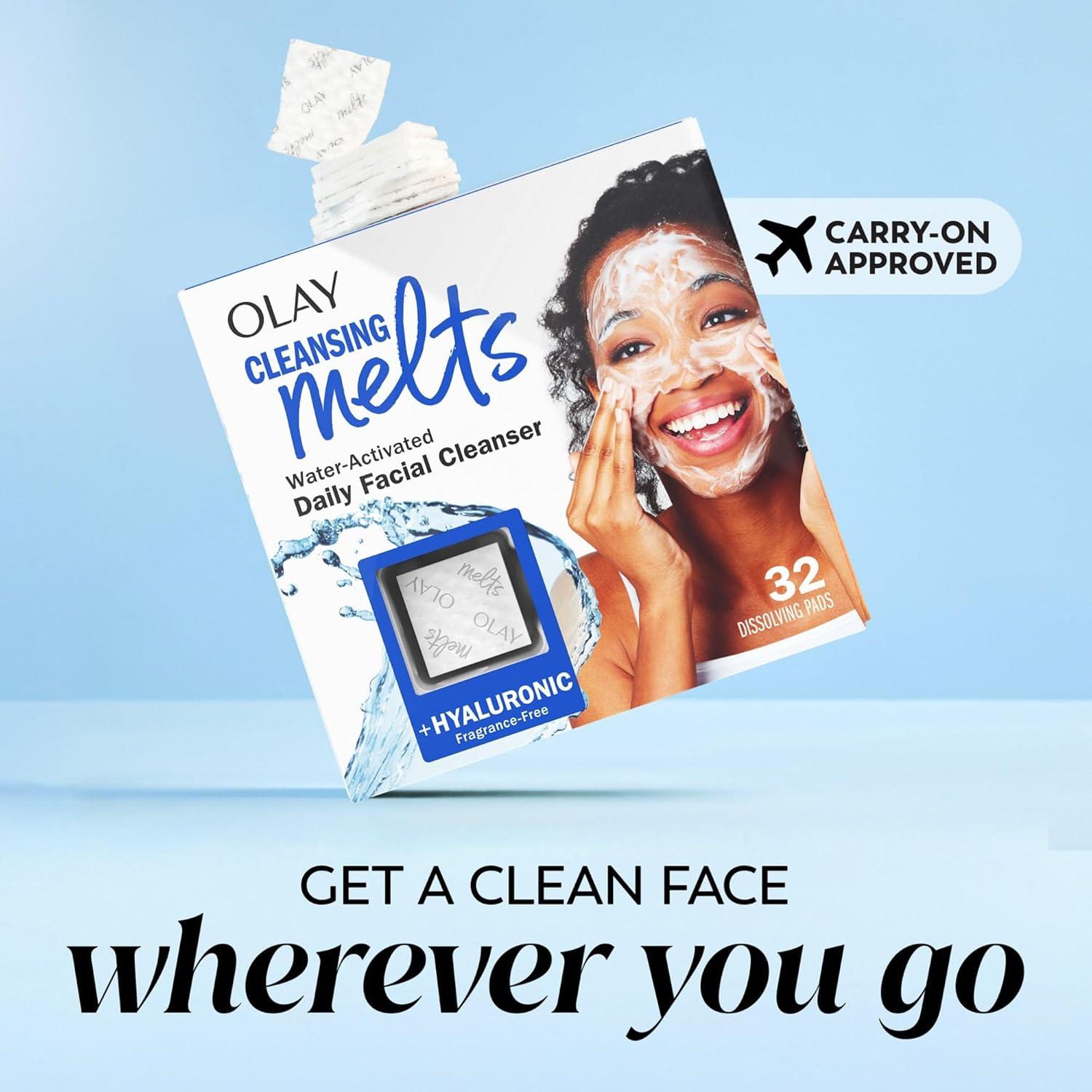 Limpiador Facial Olay Hialurónico Sin Fragancia 64 Pads