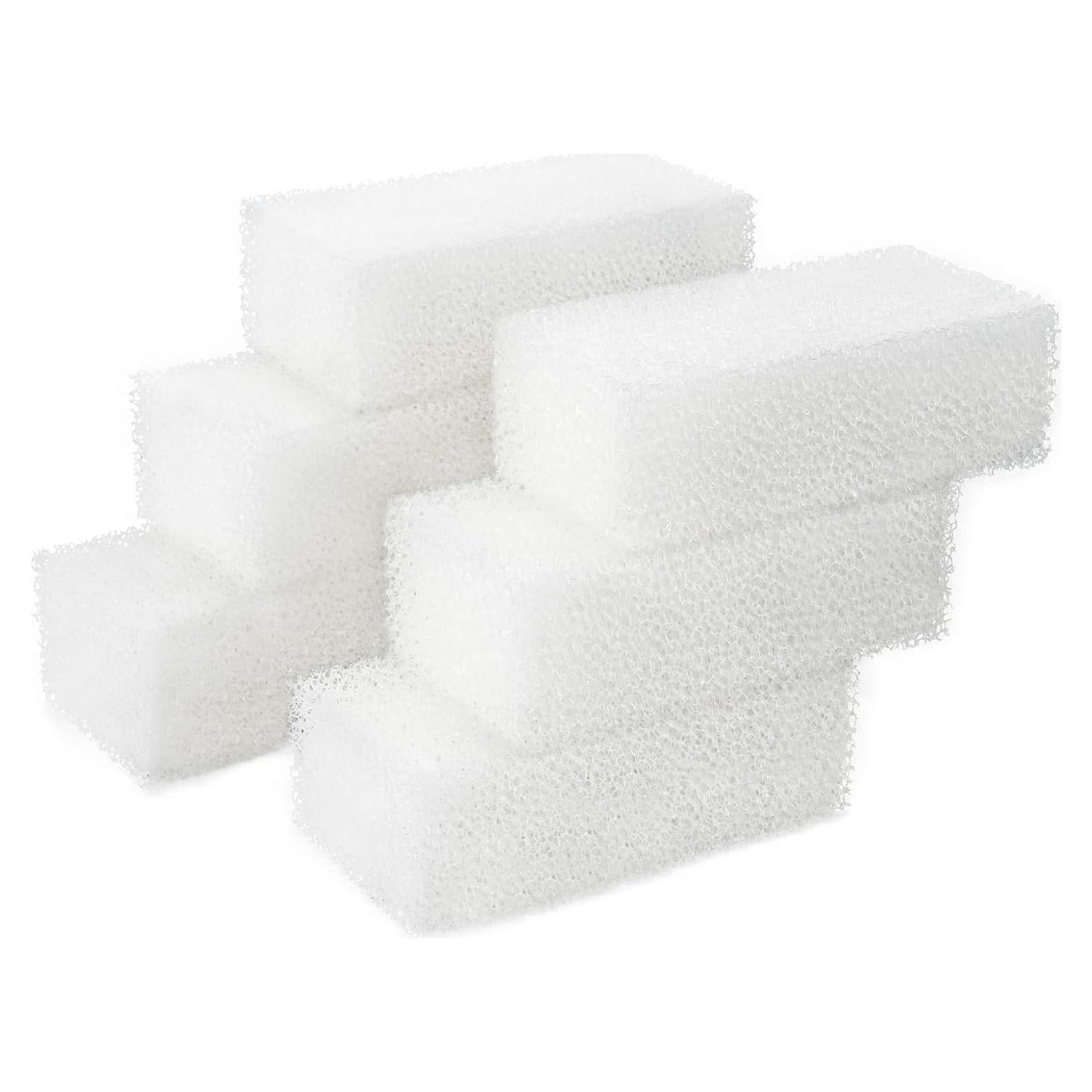 Filtros de Esponja AQUANEAT para Acuario 6 Piezas 12x7x4 cm