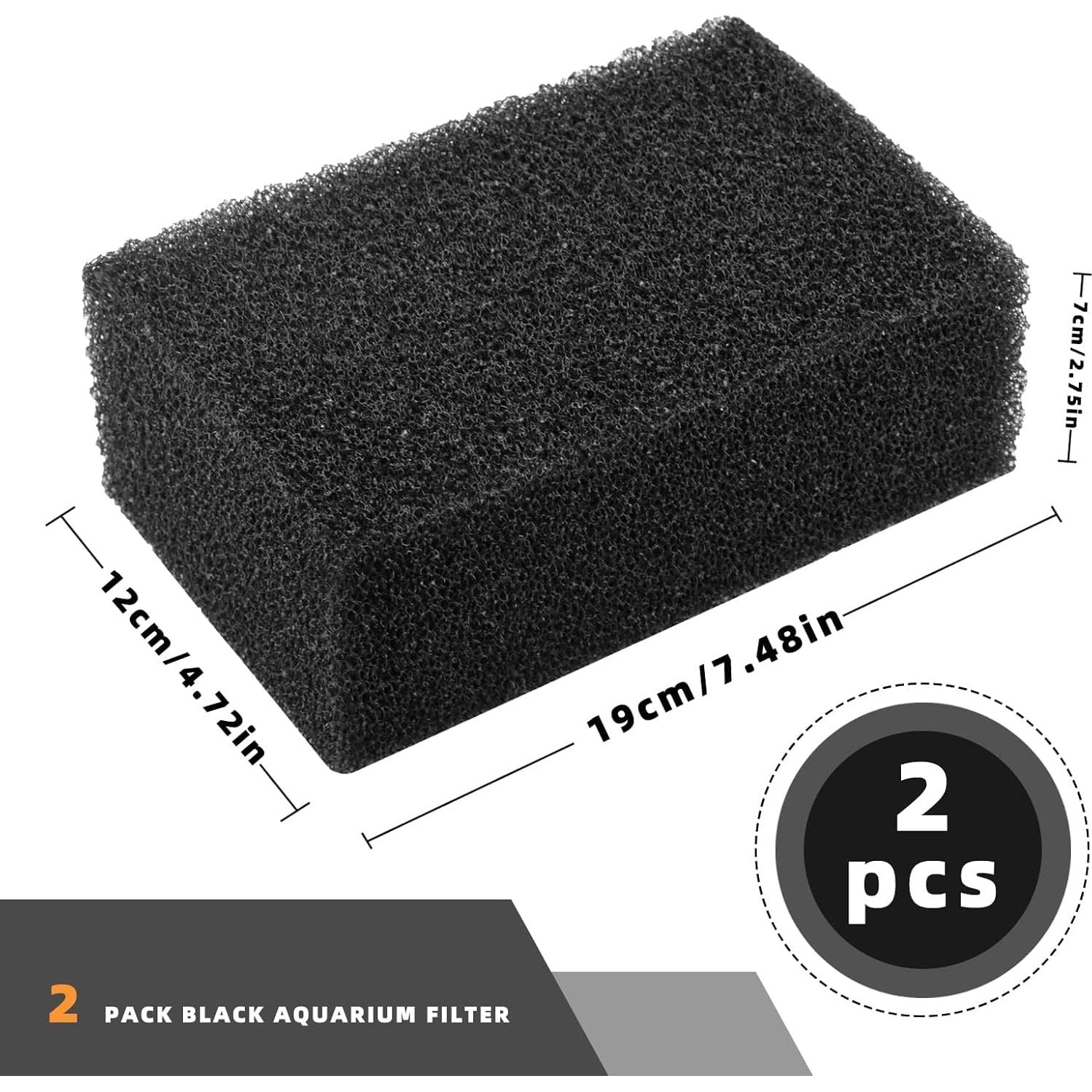 Esponjas de Filtro BILLIOTEAM 2 Pack 19.05x11.94x6.99cm Acuario