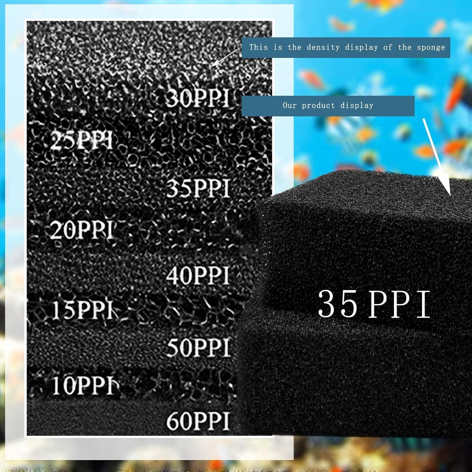 Esponjas de Filtro BILLIOTEAM 2 Pack 19.05x11.94x6.99cm Acuario