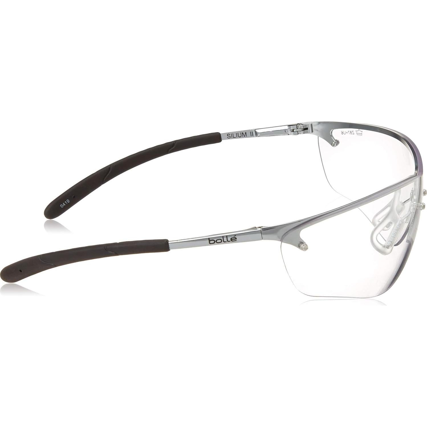 Gafas de Seguridad Bollé Silium 40073 Metal Plateado Lente Clara