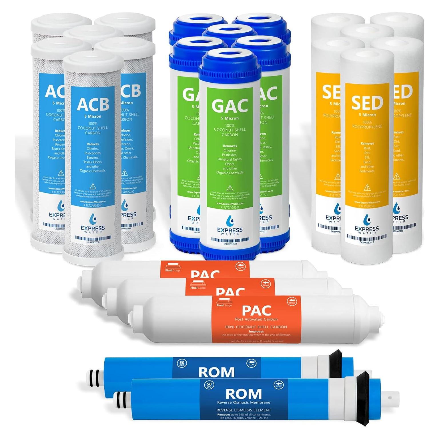 Juego de Filtros de Reemplazo Express Water 23 Filtros 10"