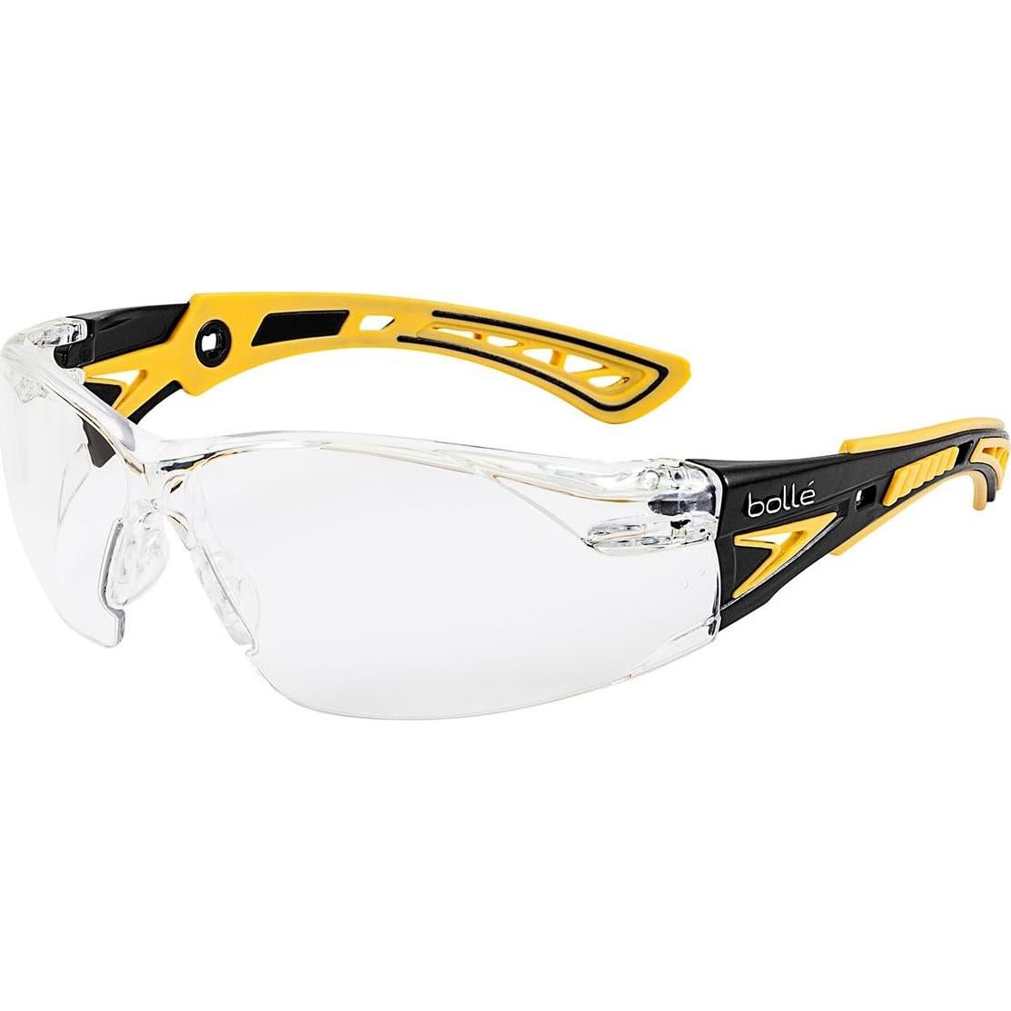 Gafas de seguridad Bollé Rush+ pequeñas marco amarillo