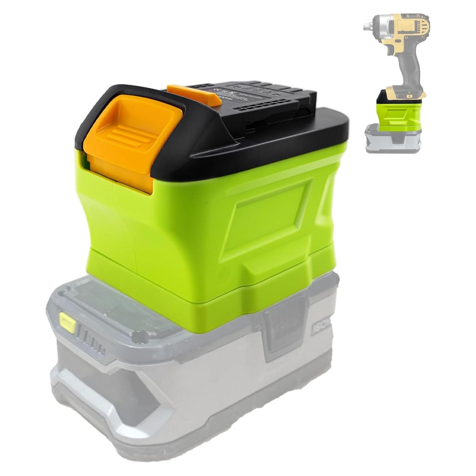 Adaptador Ryobi 18V a Dewalt 20V DCB para herramientas