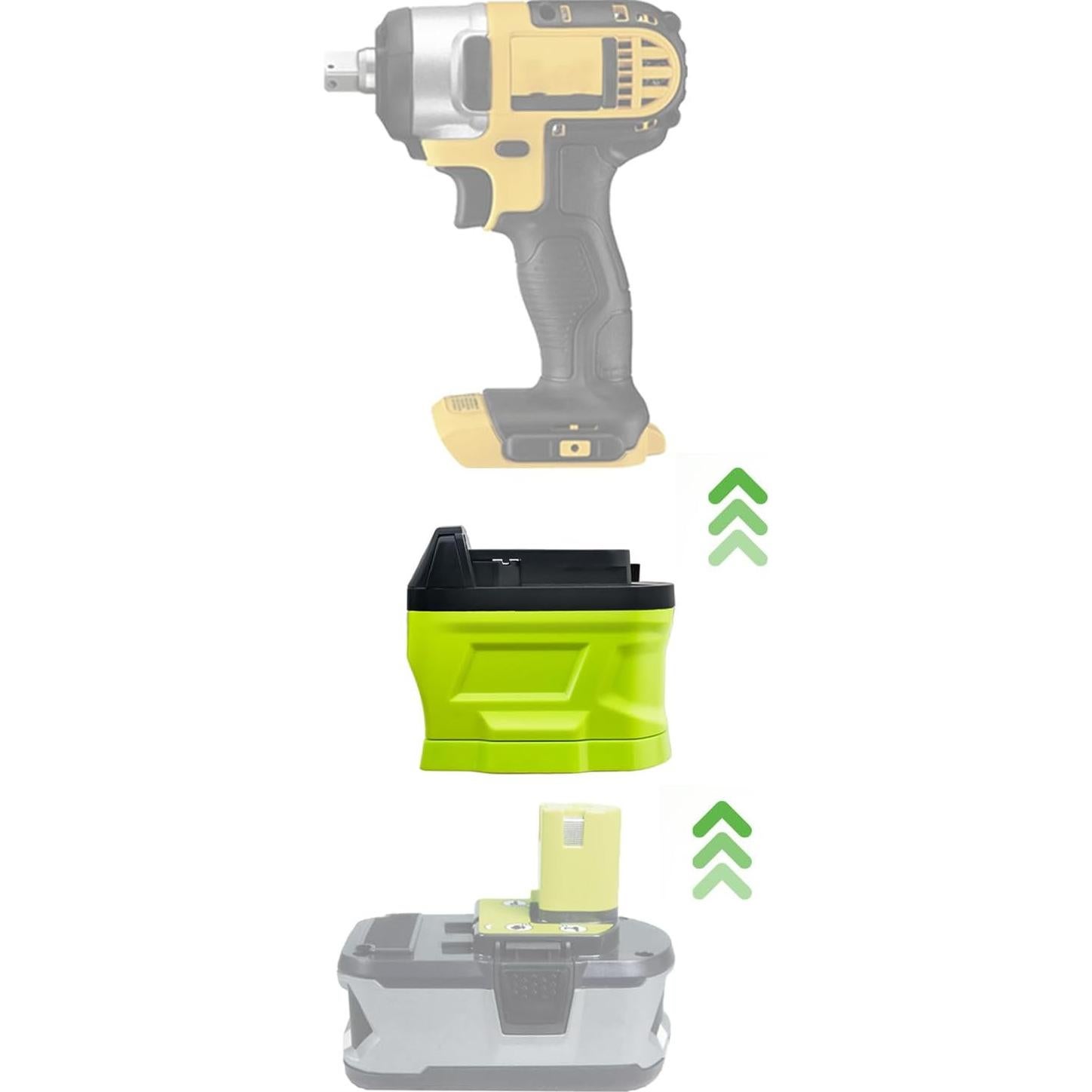 Adaptador Ryobi 18V a Dewalt 20V DCB para herramientas