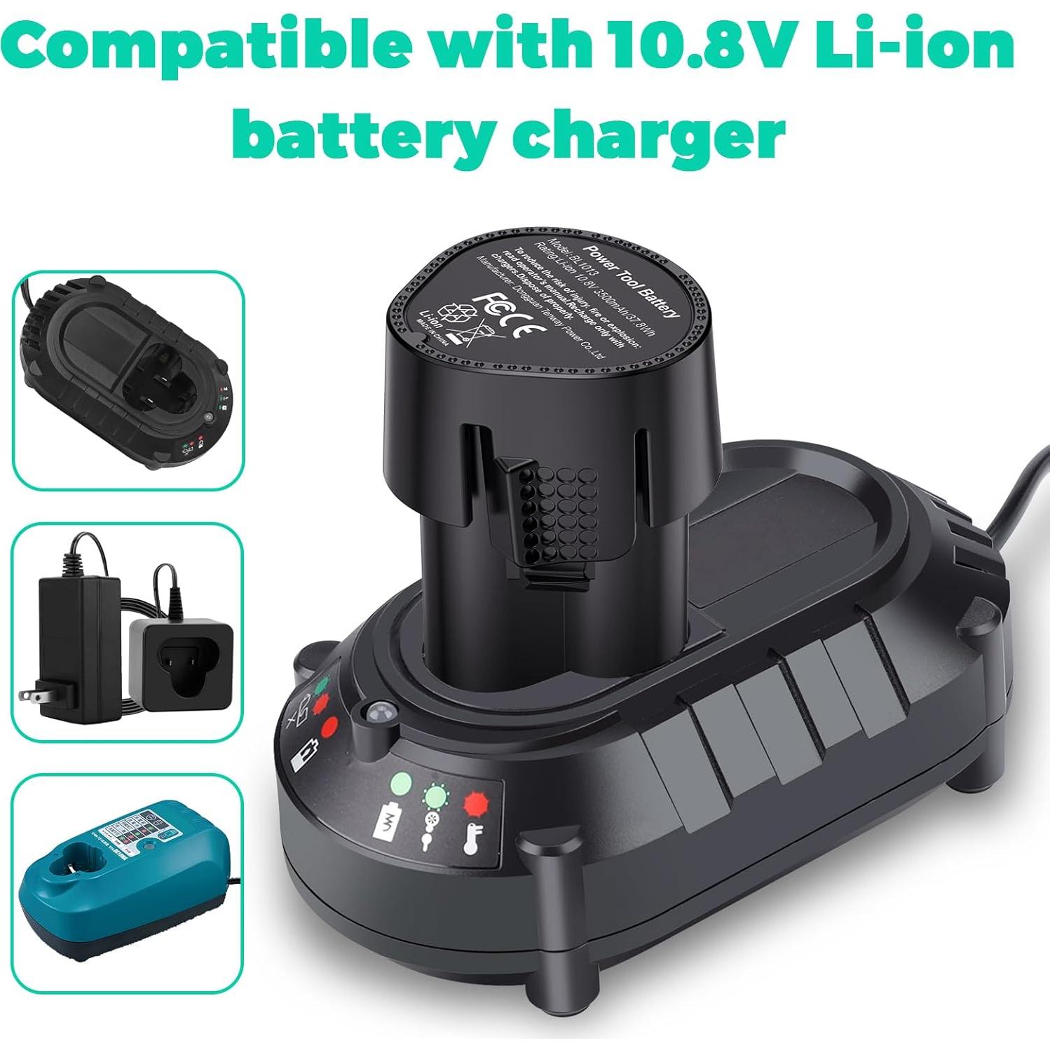 Batería de iones de litio Futurebatt 10.8V 3500mAh para Makita