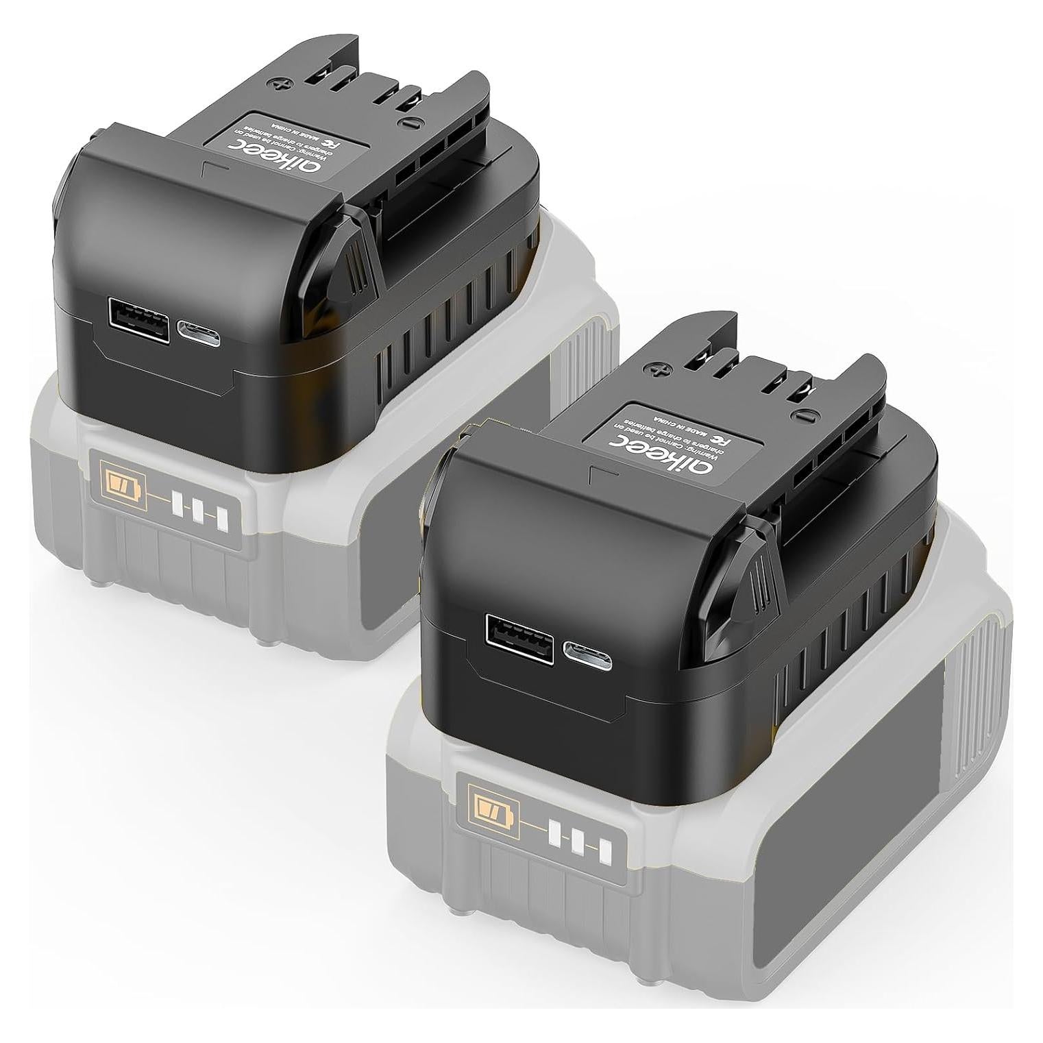 Adaptador de Batería Aikeec DeWalt 18V/20V a Milwaukee 18V