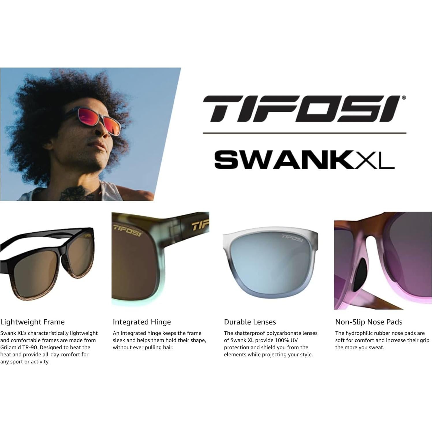 Gafas de sol Tifosi Optics XL polarizadas para deportes