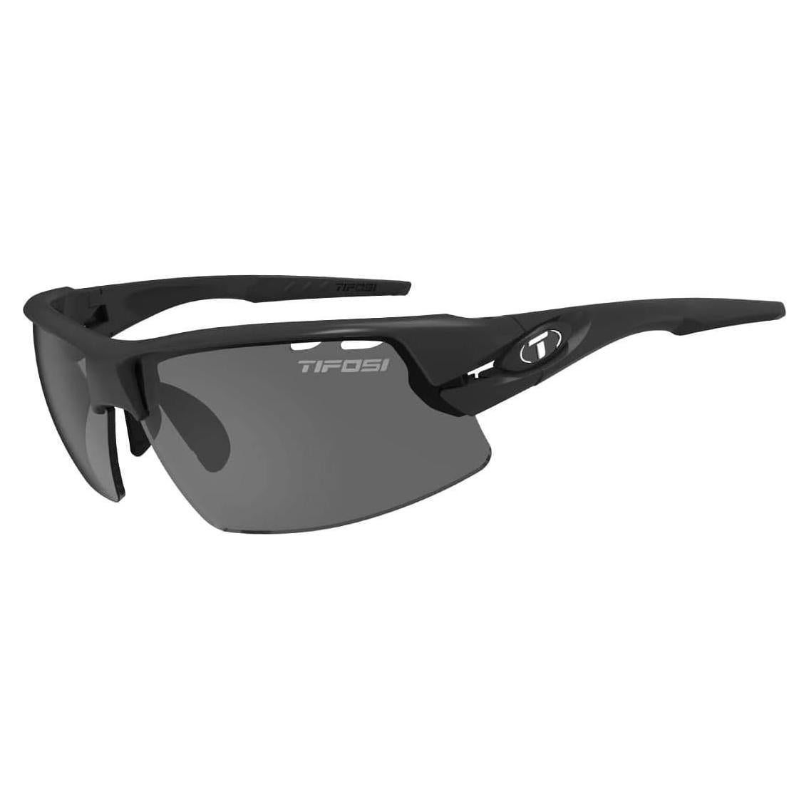 Gafas de sol Tifosi Crit, negro mate, 3 lentes intercambiables