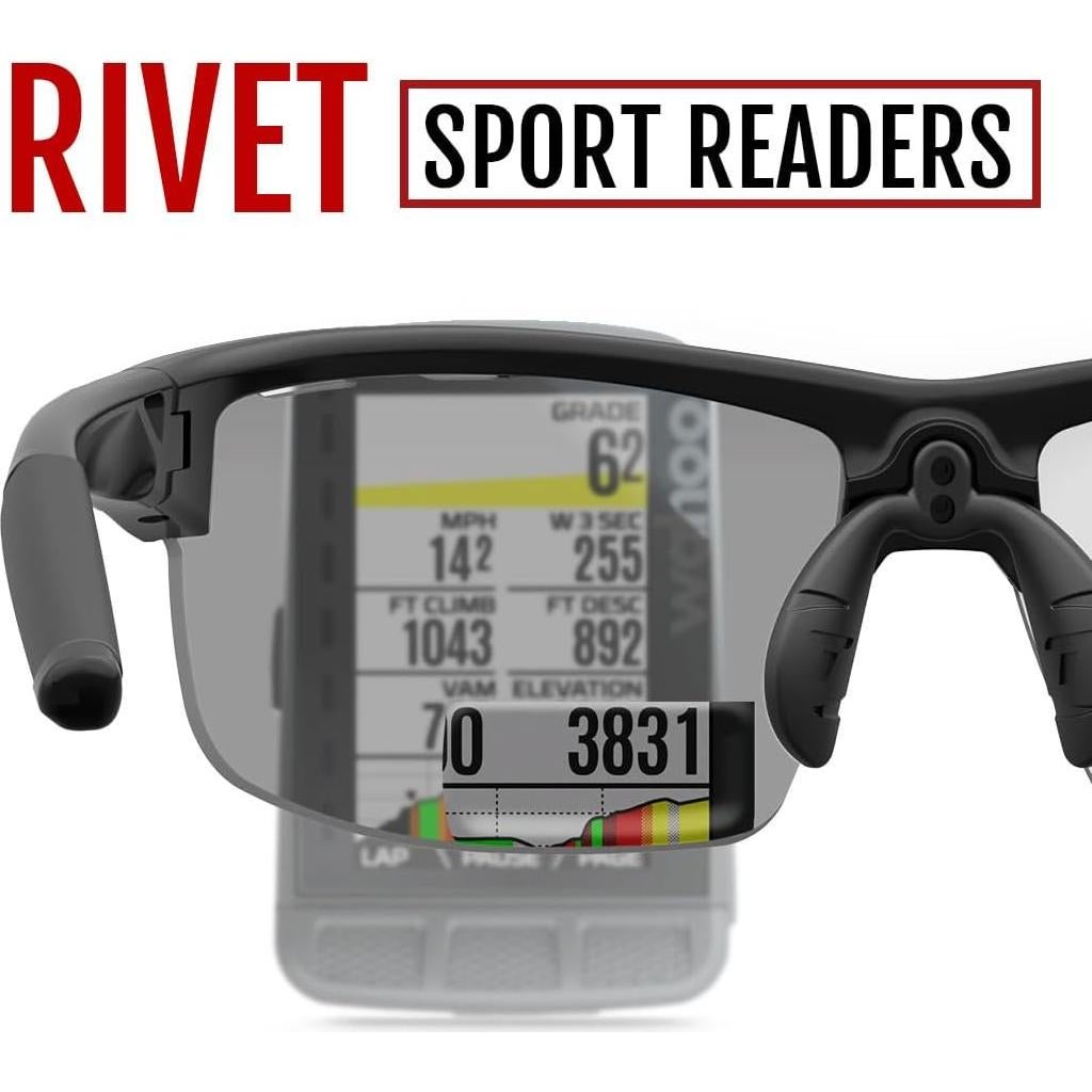 Gafas de sol Rivet Sport +2.0 para ciclismo y deportes