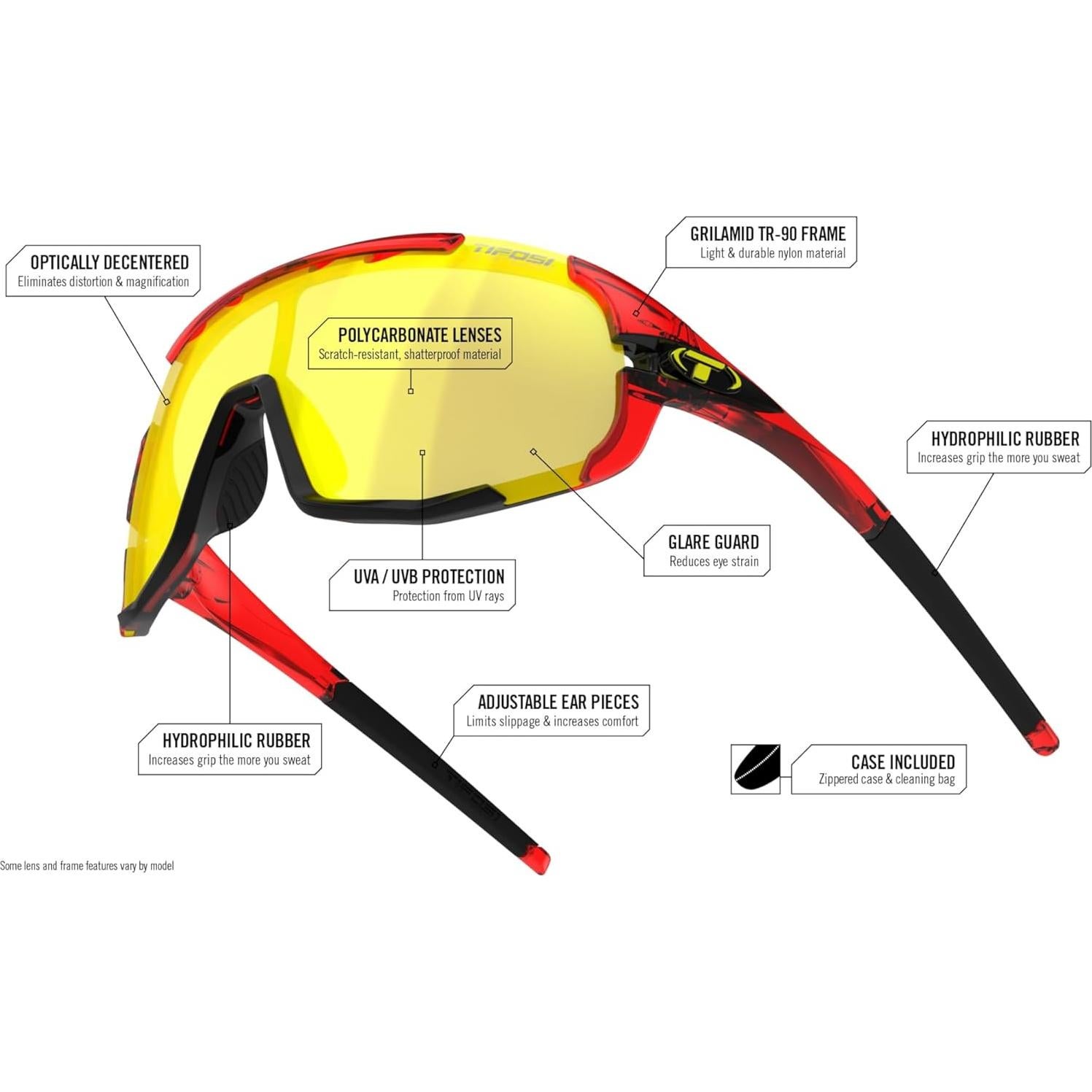 Gafas de sol Tifosi Sledge Unisex con lentes intercambiables