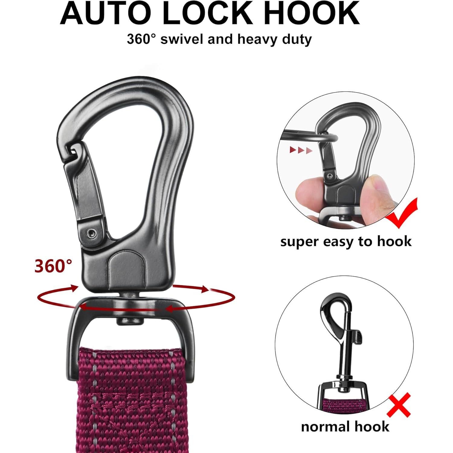 Correa para Perro Rosa TwoEar 4 Pies 2,54 cm Acolchada