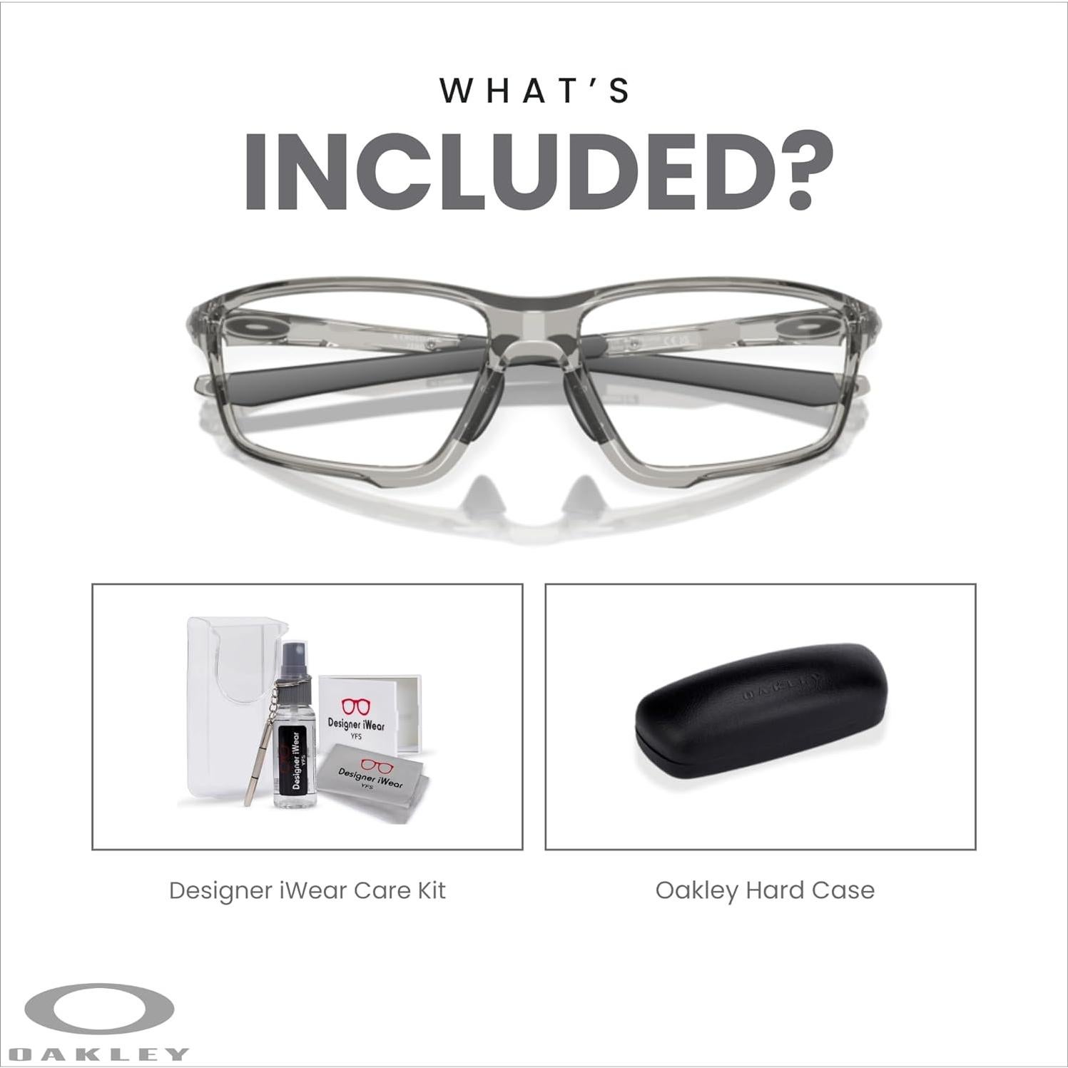 Gafas de sol Oakley Crosslink Zero OX8080 Sombra Gris 58mm