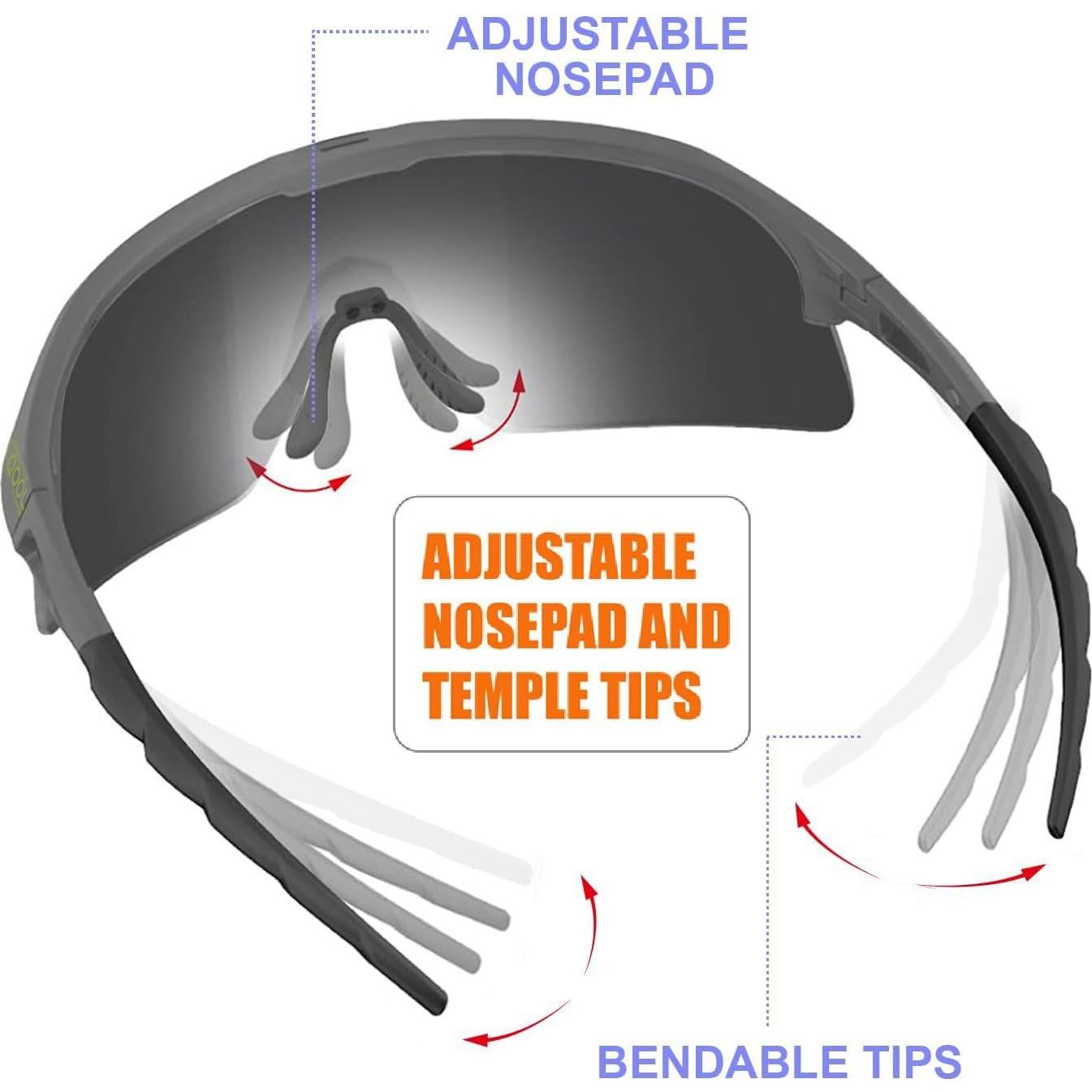 Gafas de sol polarizadas Viviendo tu tiempo qool 1188b gris/dorado