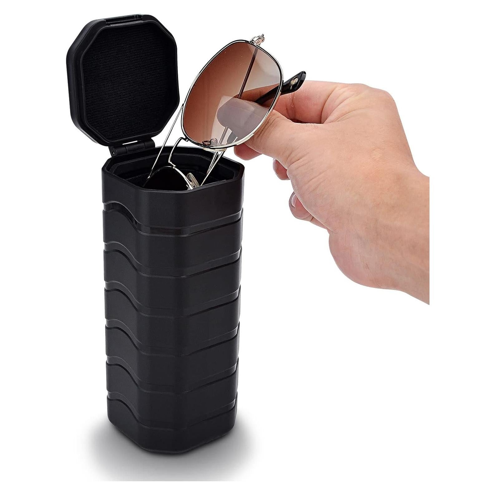 Funda Grande para Gafas iGuerburn, Estuche Duro Negro