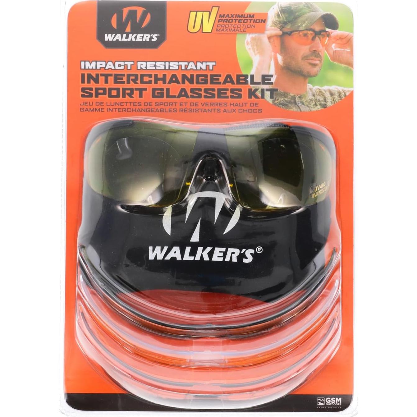 Gafas Deportivas Walker con 4 Lentes Intercambiables