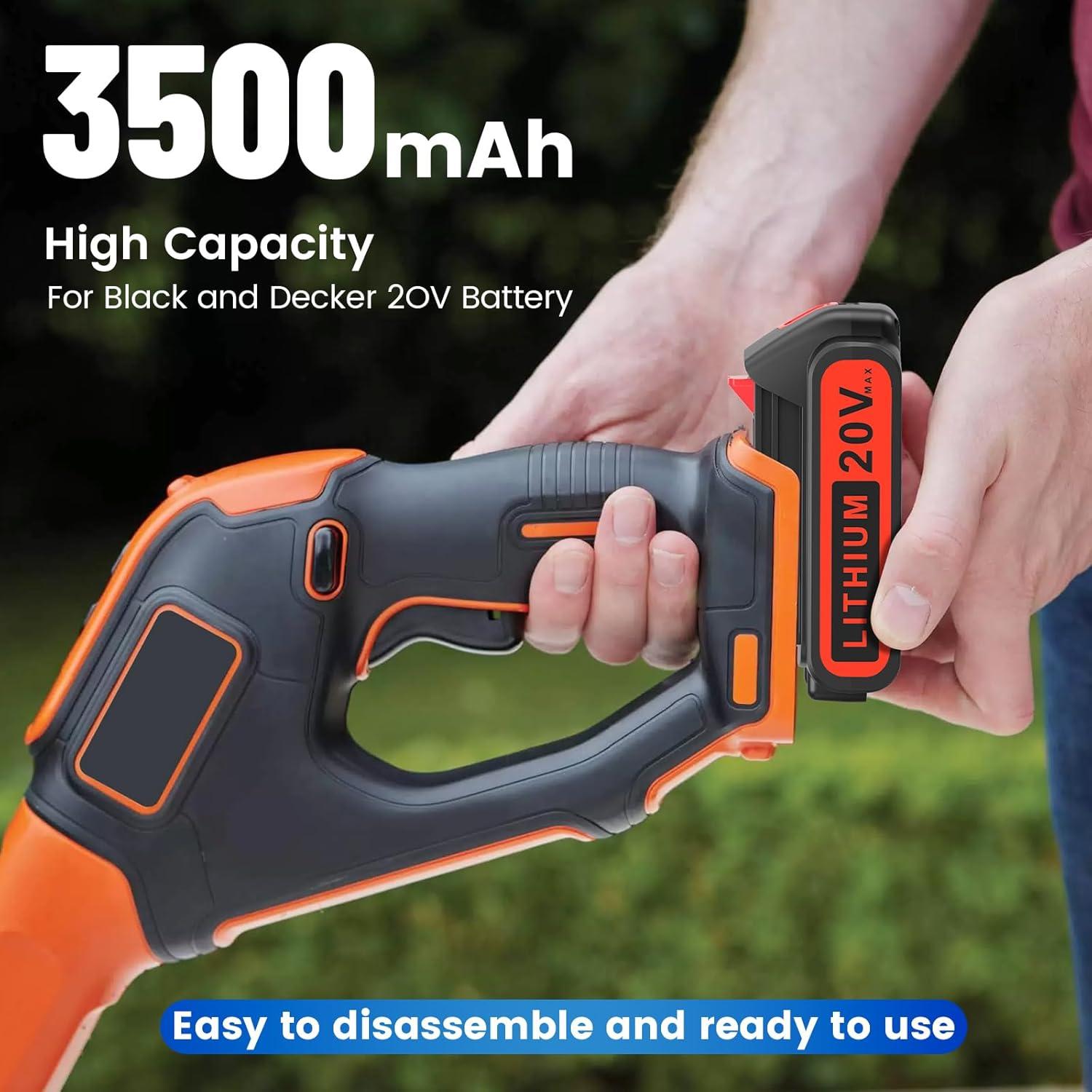 Paquete de 4 Baterías de Litio 20V Black and Decker LBXR20