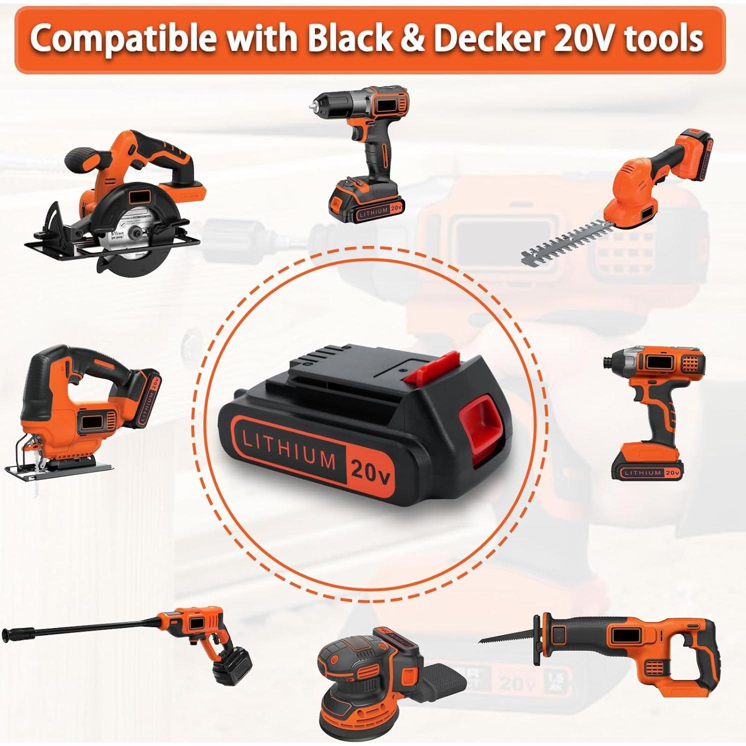 Batería de Ion de Litio 20V 4.0Ah PwrHaven - Paquete de 2