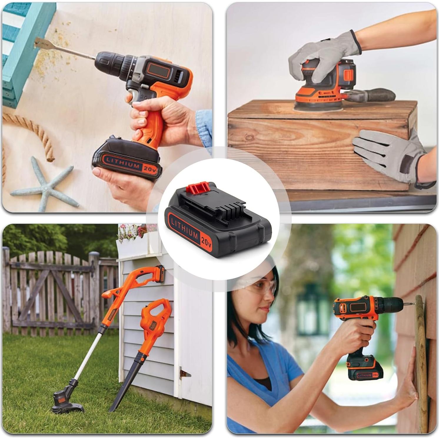 Batería de Ion de Litio 20V 4.0Ah PwrHaven - Paquete de 2