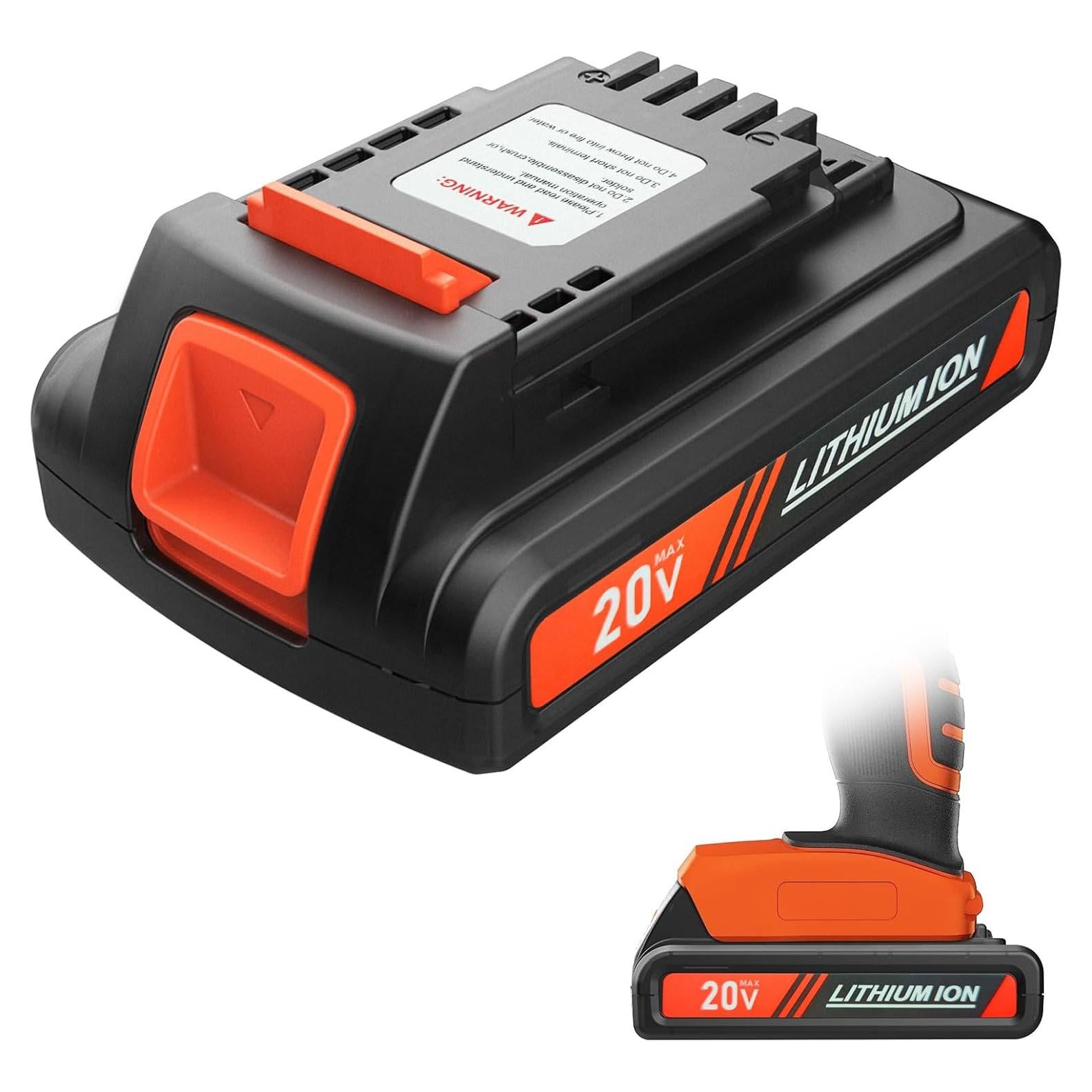 Batería de Reemplazo 20V 4.0Ah Black y Decker LBXR20M