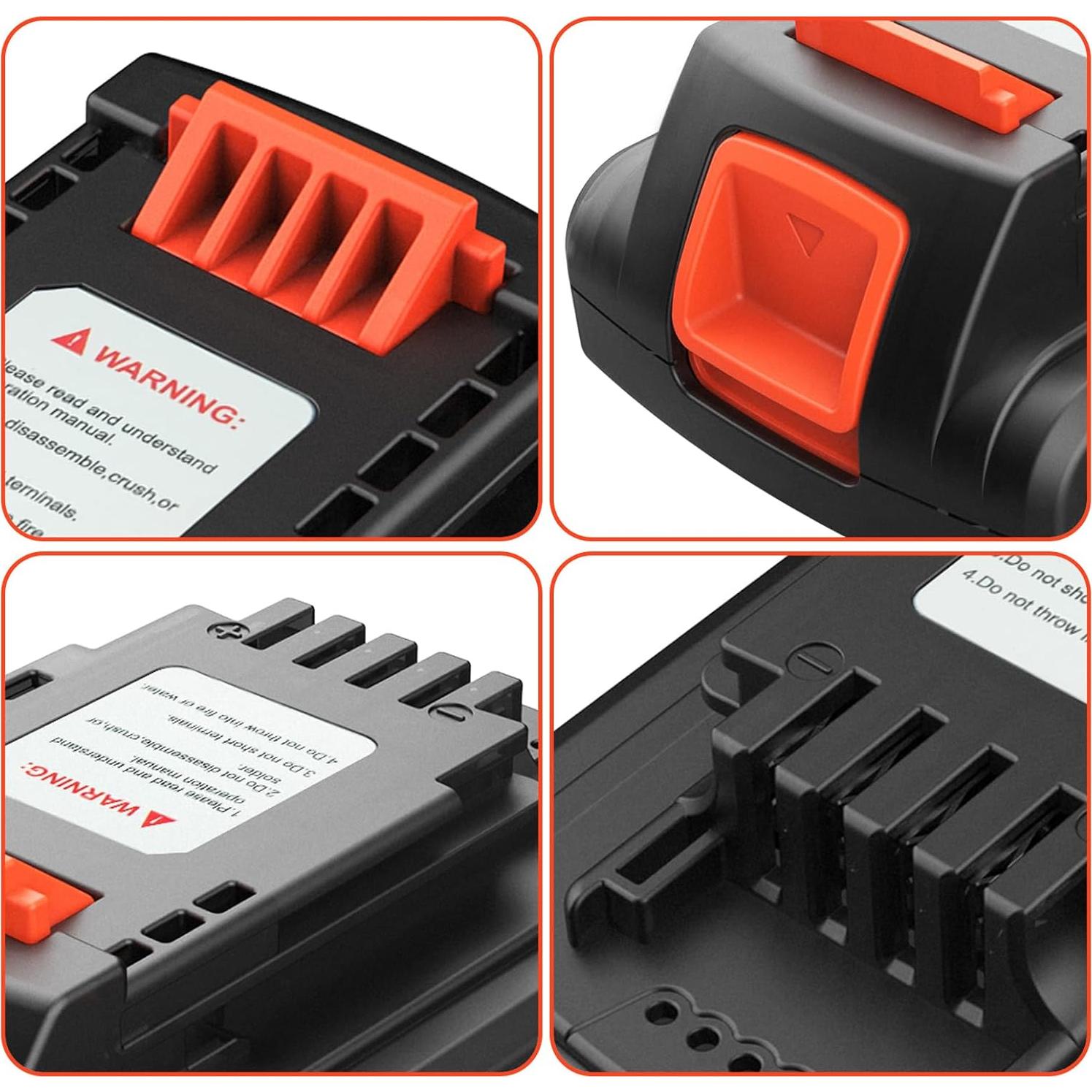 Batería de Reemplazo 20V 4.0Ah Black y Decker LBXR20M