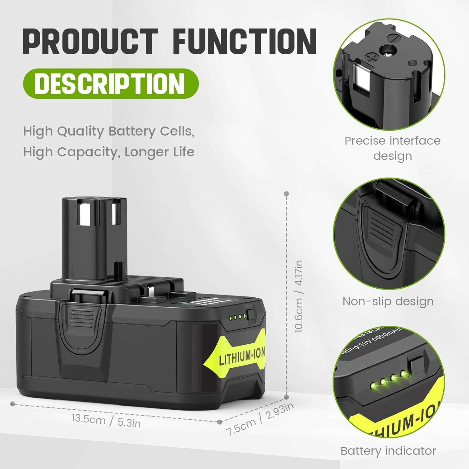 Cargador Doble Química 18V/40V + Batería 6.0Ah Ryobi