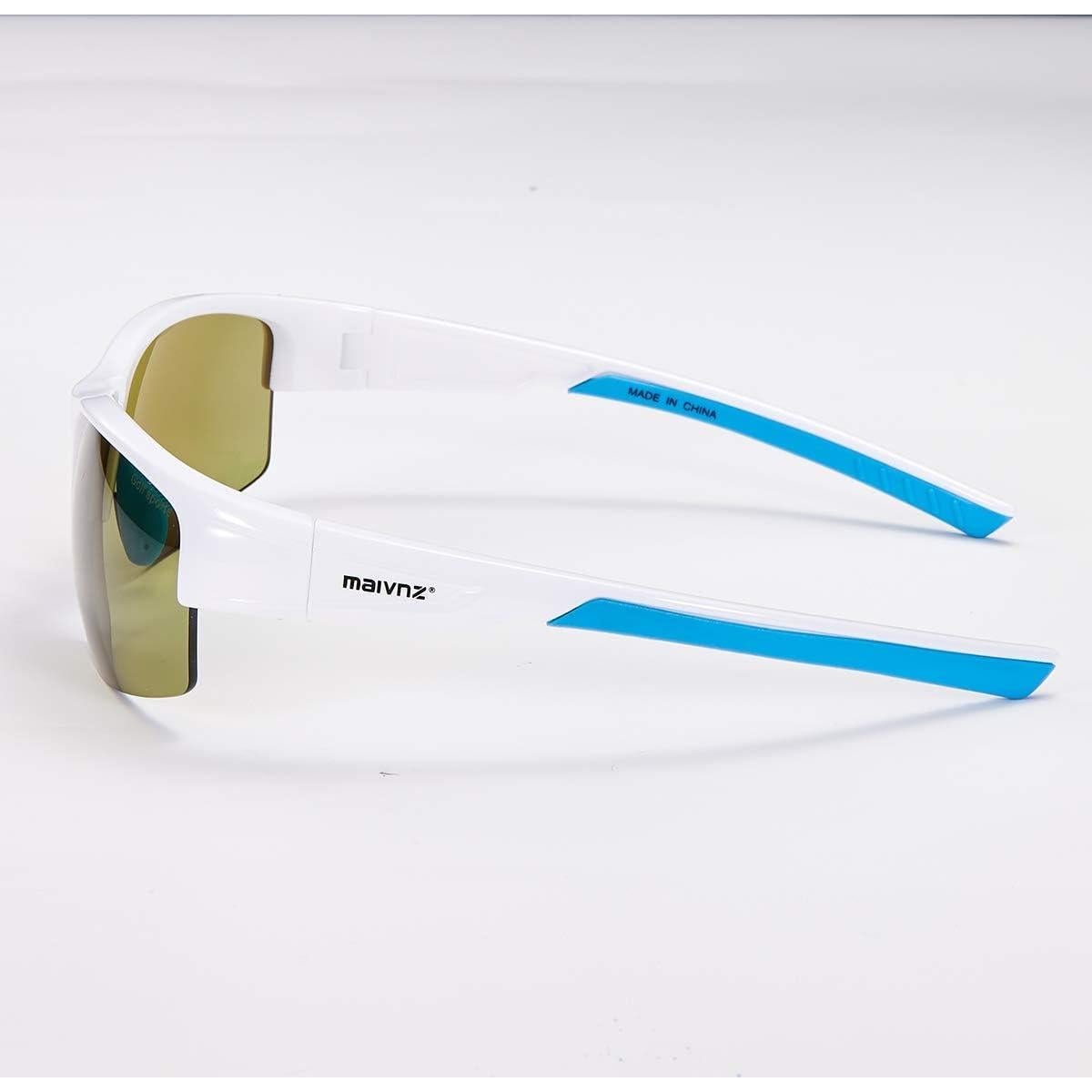 Gafas de Sol de Golf Maivnz con Lente Verde UV400