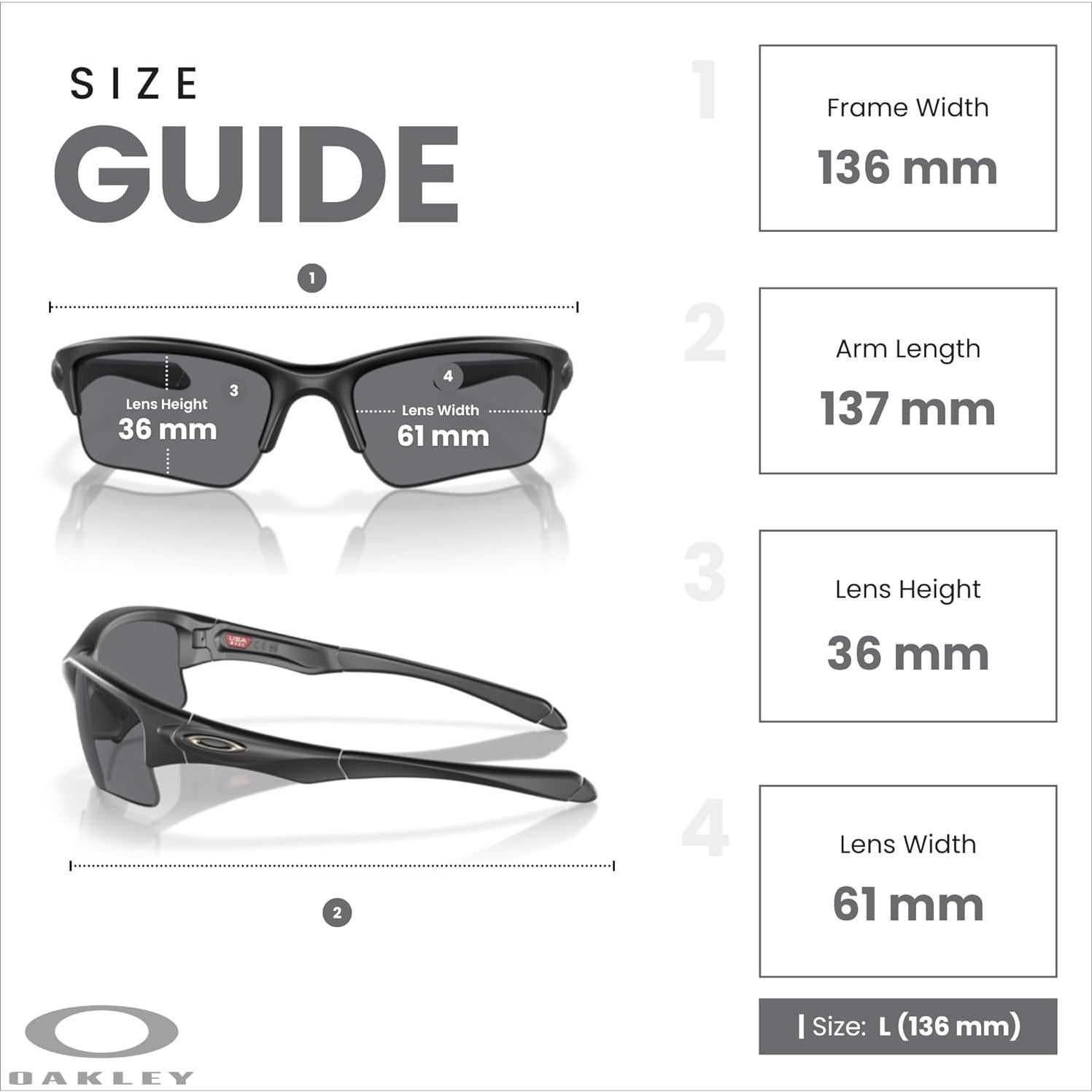 Gafas de sol Oakley Quarter Jacket para jóvenes + Kit iWear