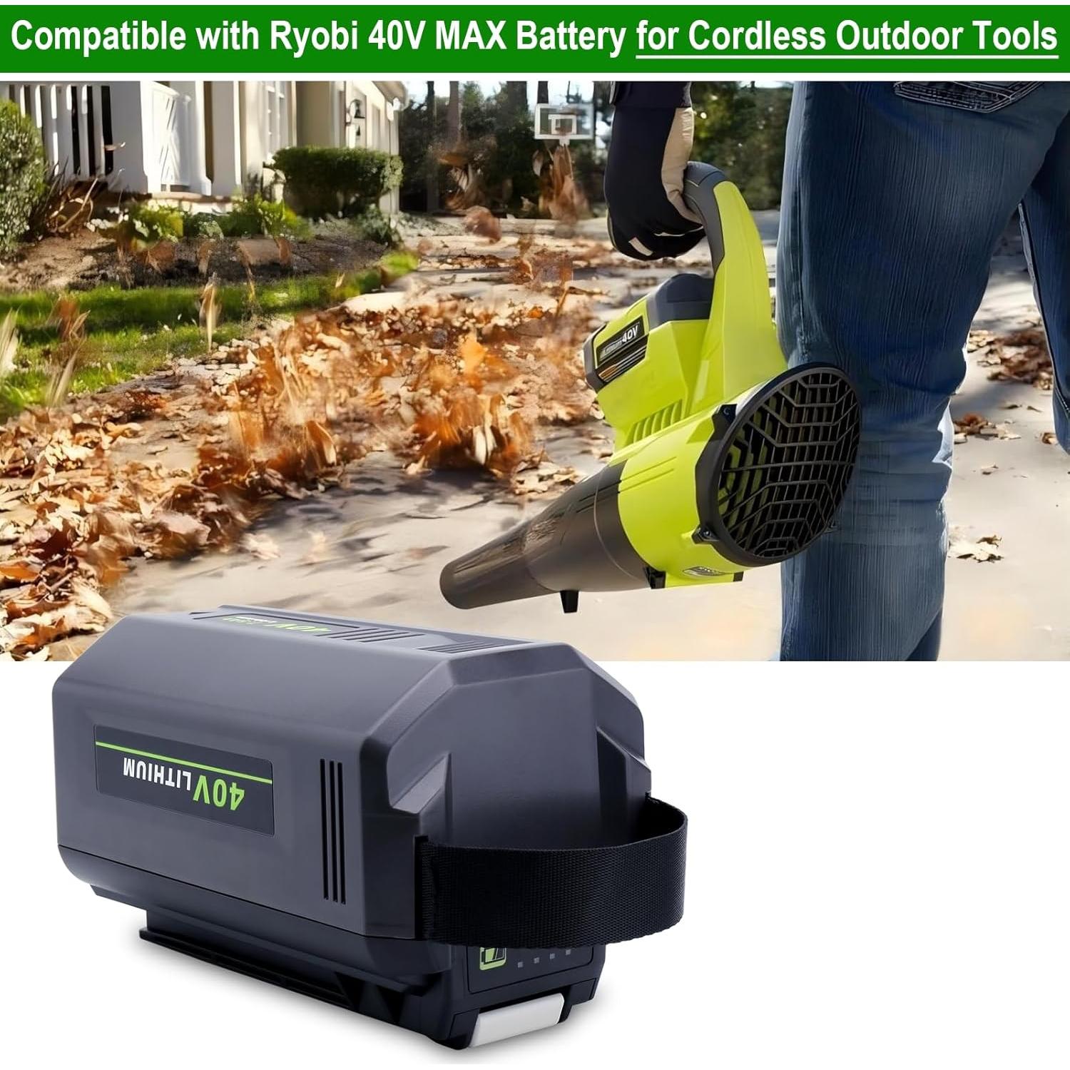 Batería de Litio 7500mAh 40V Compatible con Ryobi OP4075A