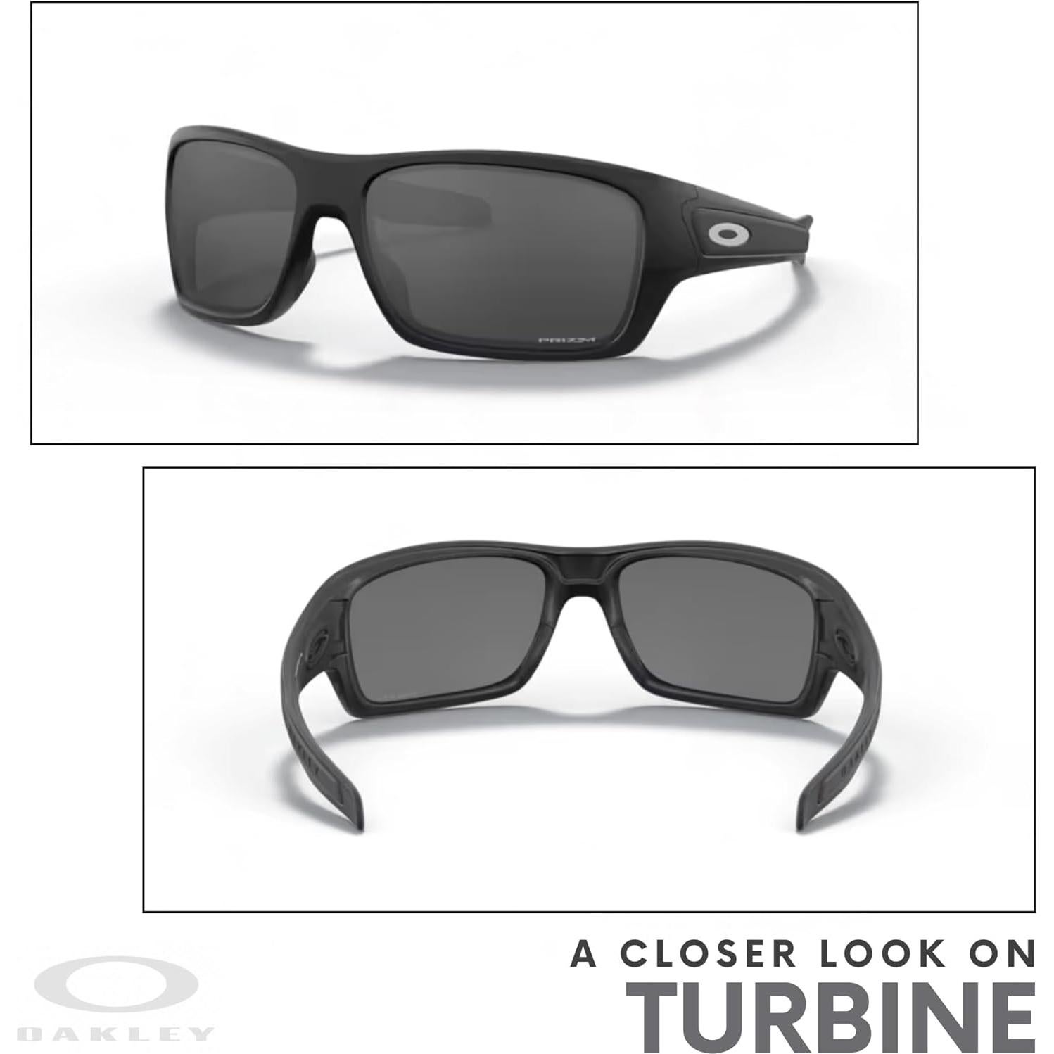 Gafas de sol Oakley Turbine para hombres + correa + kit