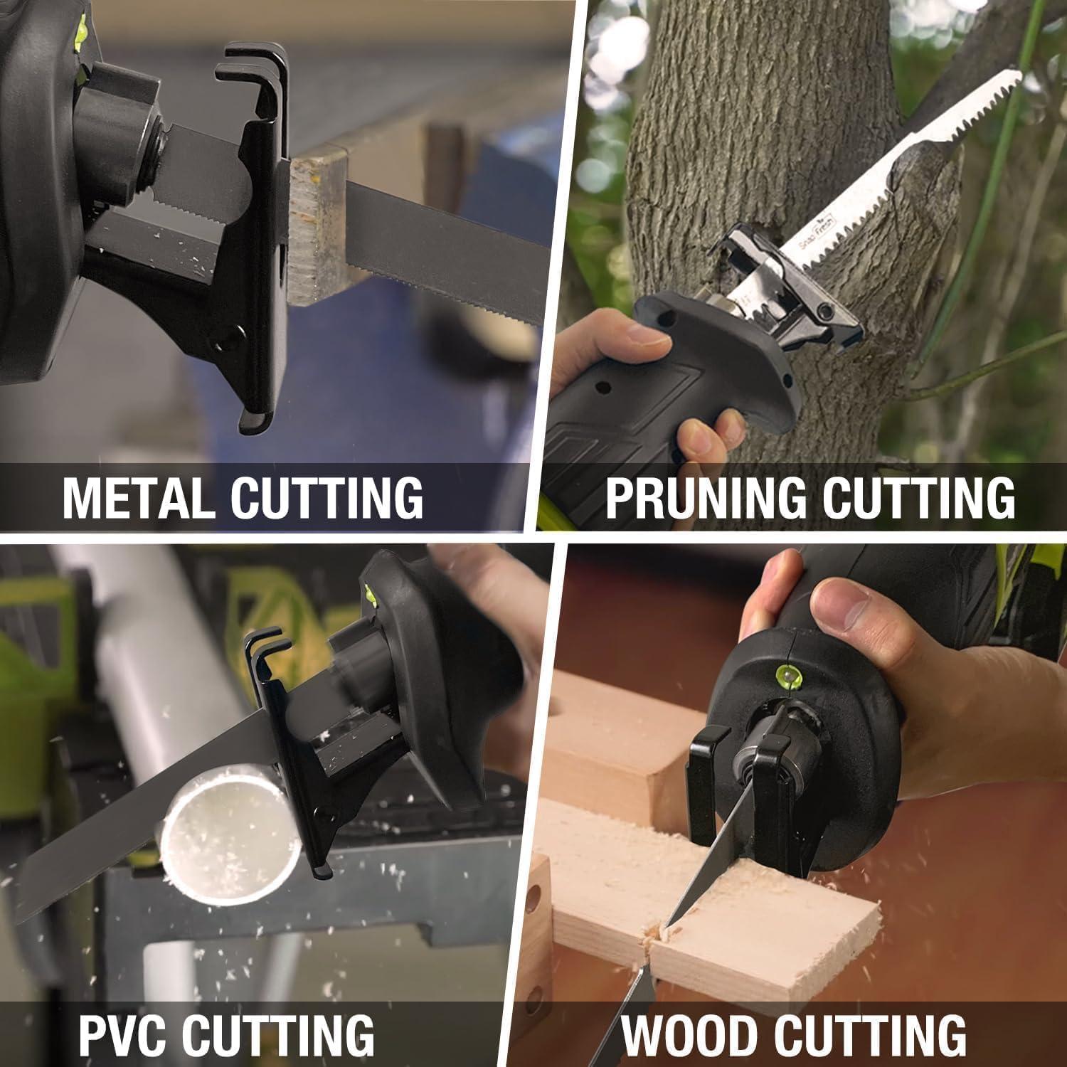 Sierra Recíproca Inalámbrica SnapFresh 20V 3000 SPM Verde