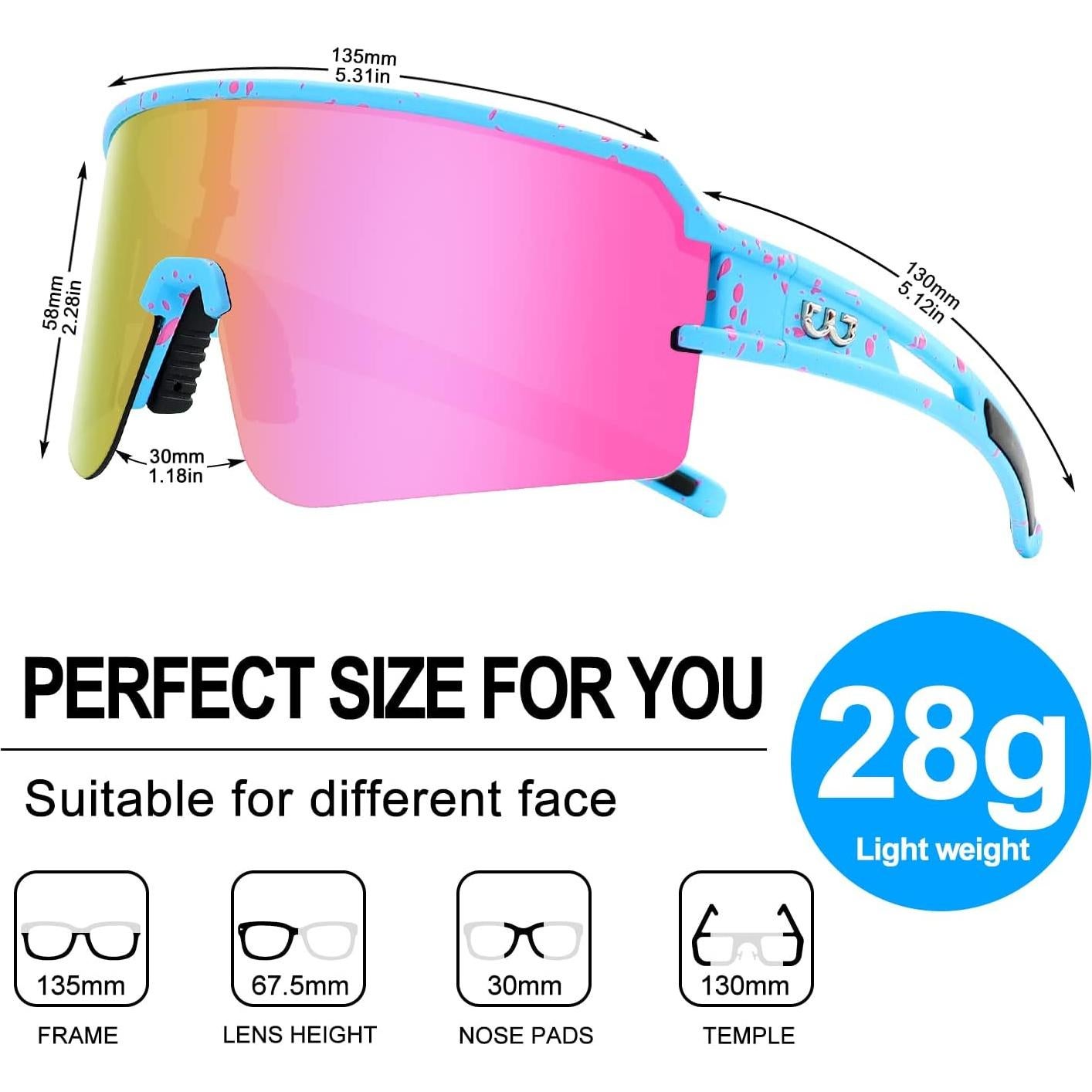 Gafas de Ciclismo AVV Polarizadas UV400 para Deportes