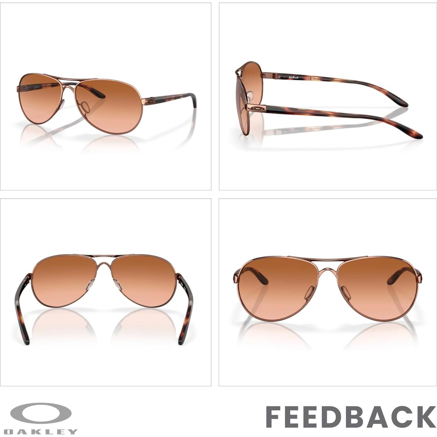 Gafas de sol Oakley Feedback para mujeres + Kit de cuidado