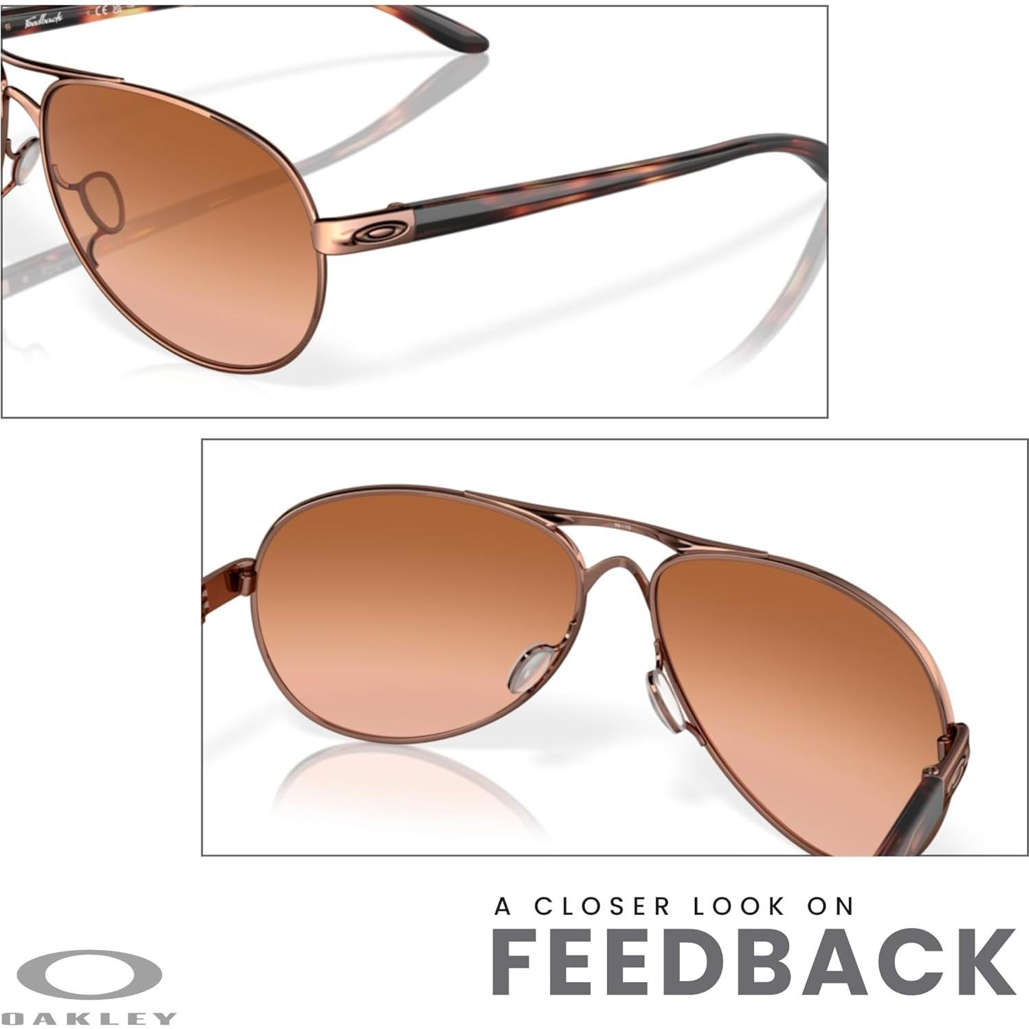 Gafas de sol Oakley Feedback para mujeres + Kit de cuidado