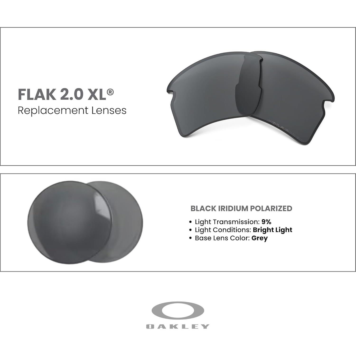 Lentes de Reemplazo Oakley Flak 2.0 XL Polarizados