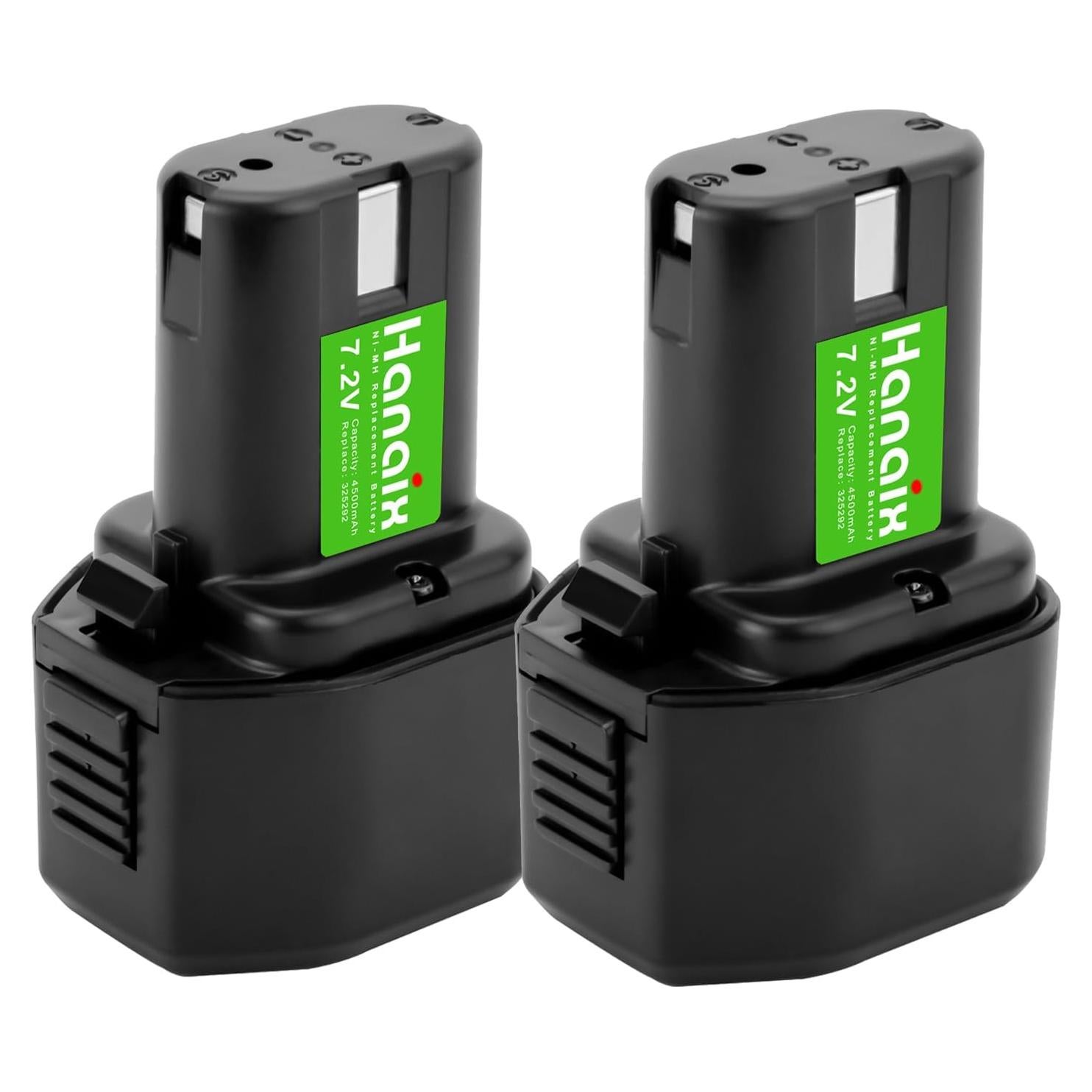 2 Baterías Recargables Ni-MH 7.2V 4500mAh Hitachi 325292