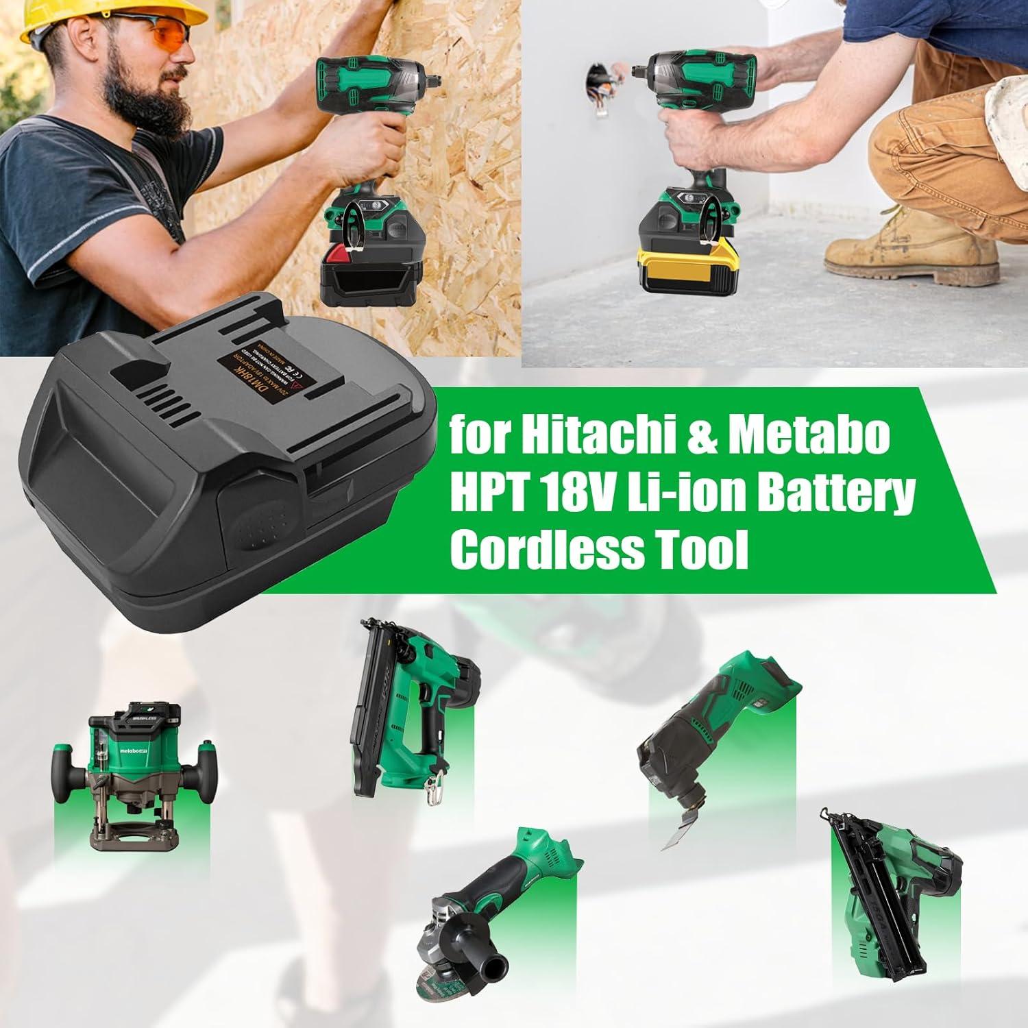 Adaptador de Batería Dewalt 20V a Hitachi 18V/36V - DEWDYS