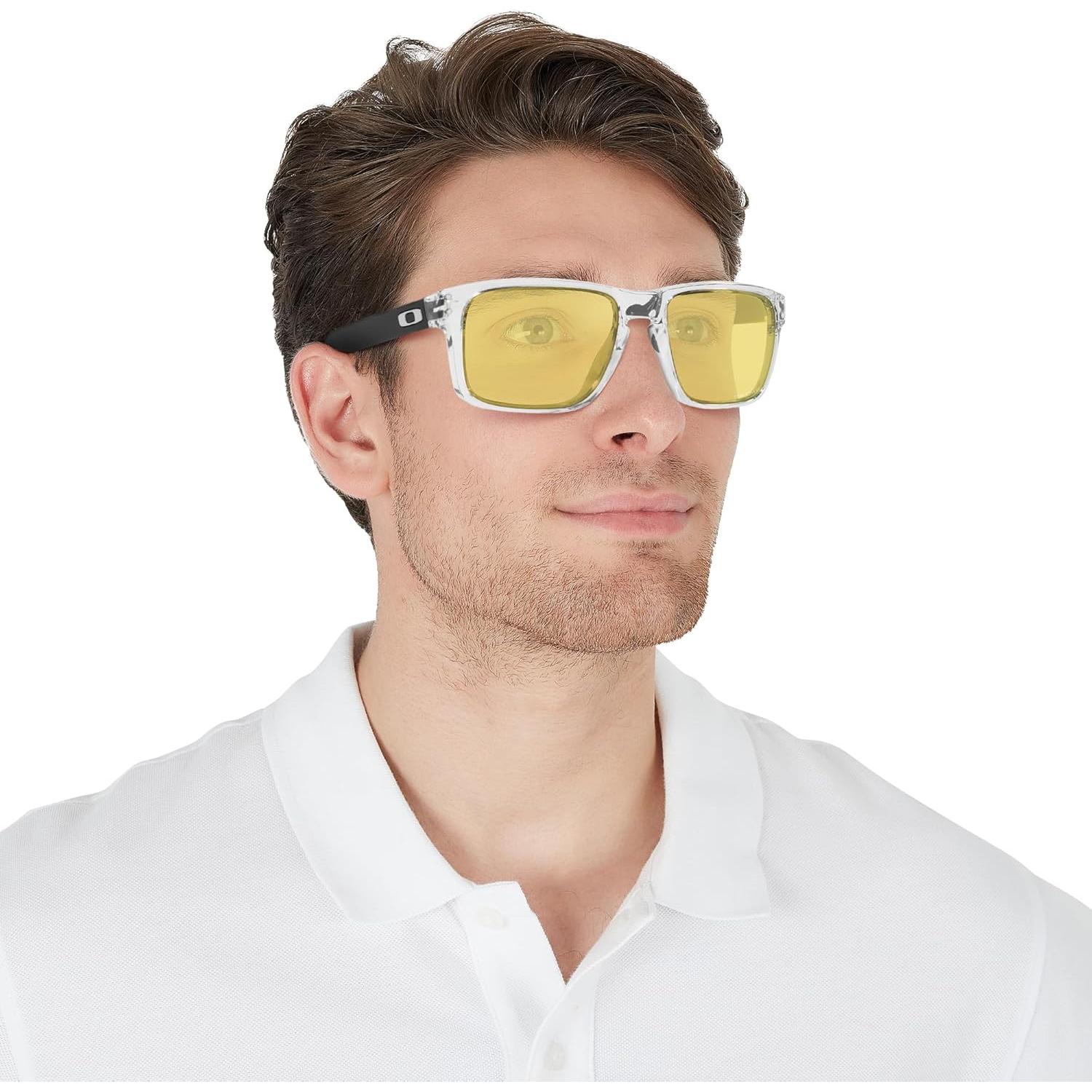 Gafas de sol Oakley Holbrook para hombres 56mm Prizm Amarillo