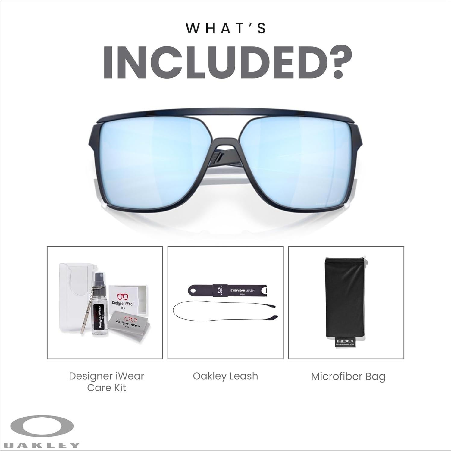 Gafas de sol Oakley Castel OO9147 con correa y kit