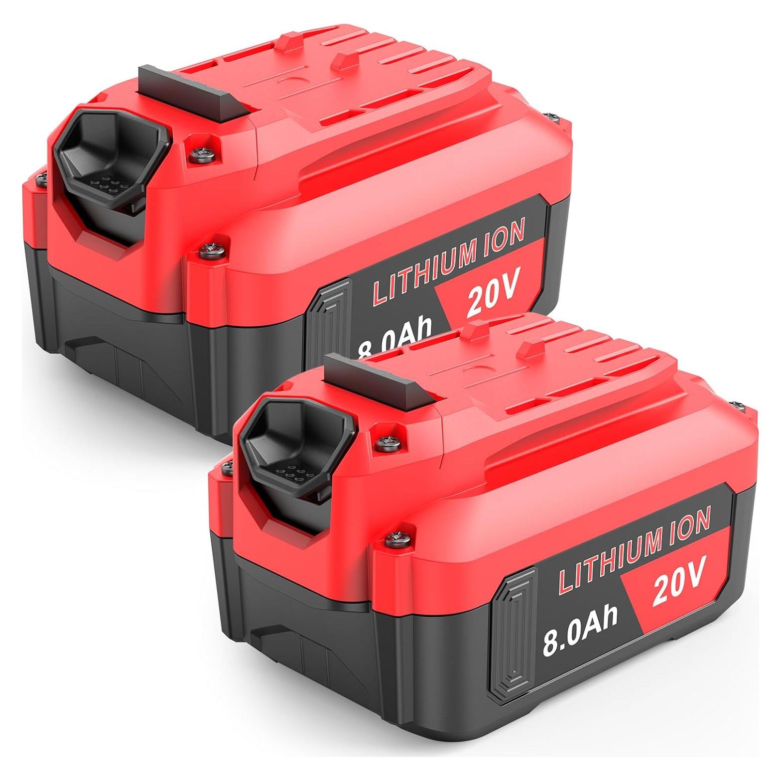 Batería de Reemplazo Craftsman 20V 8000mAh (Paquete de 2)