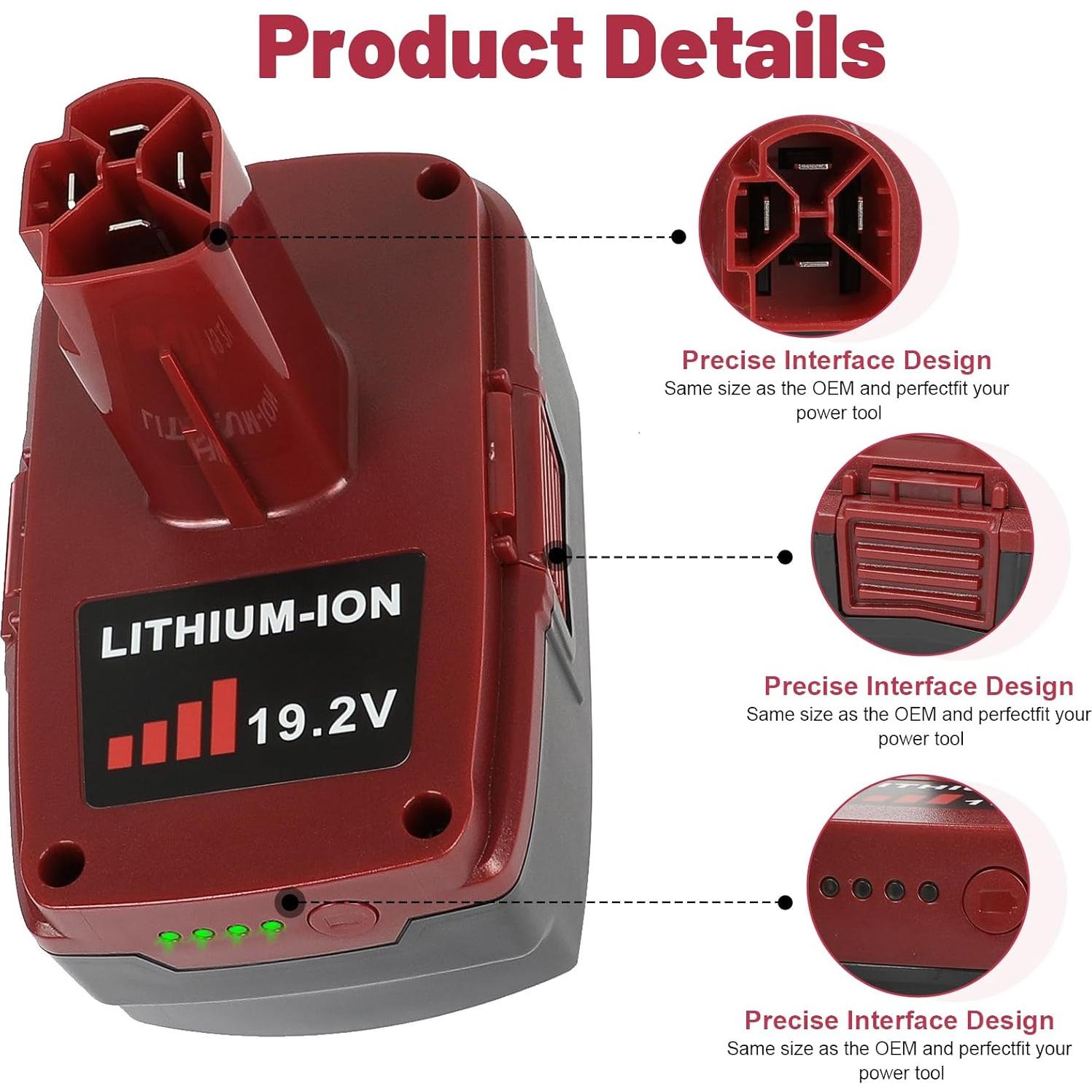 Paquete de 2 Baterías Litio 6.0Ah 19.2V + Cargador Craftsman