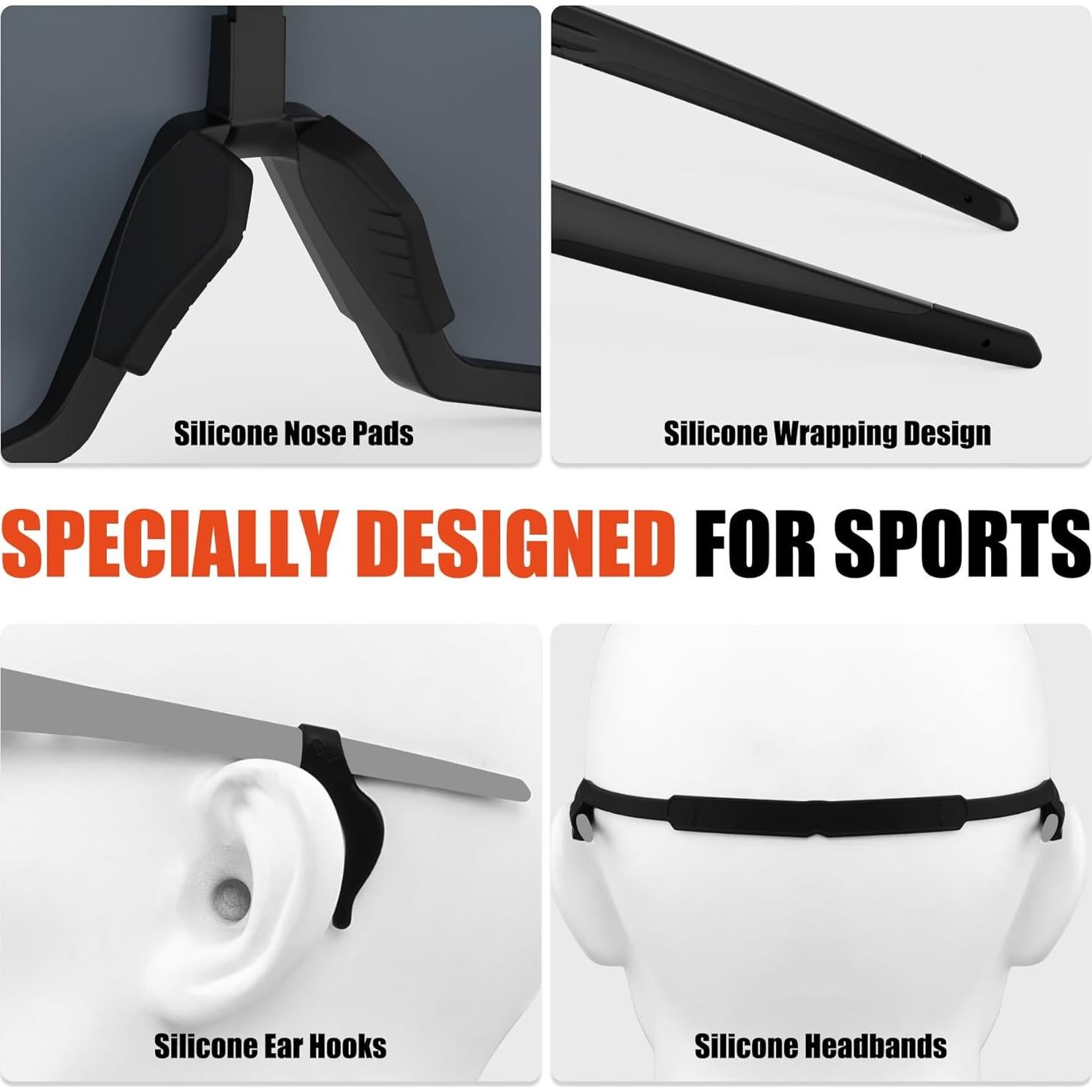 Gafas de Sol X-TIGER Polarizadas 5 Lentes Intercambiables