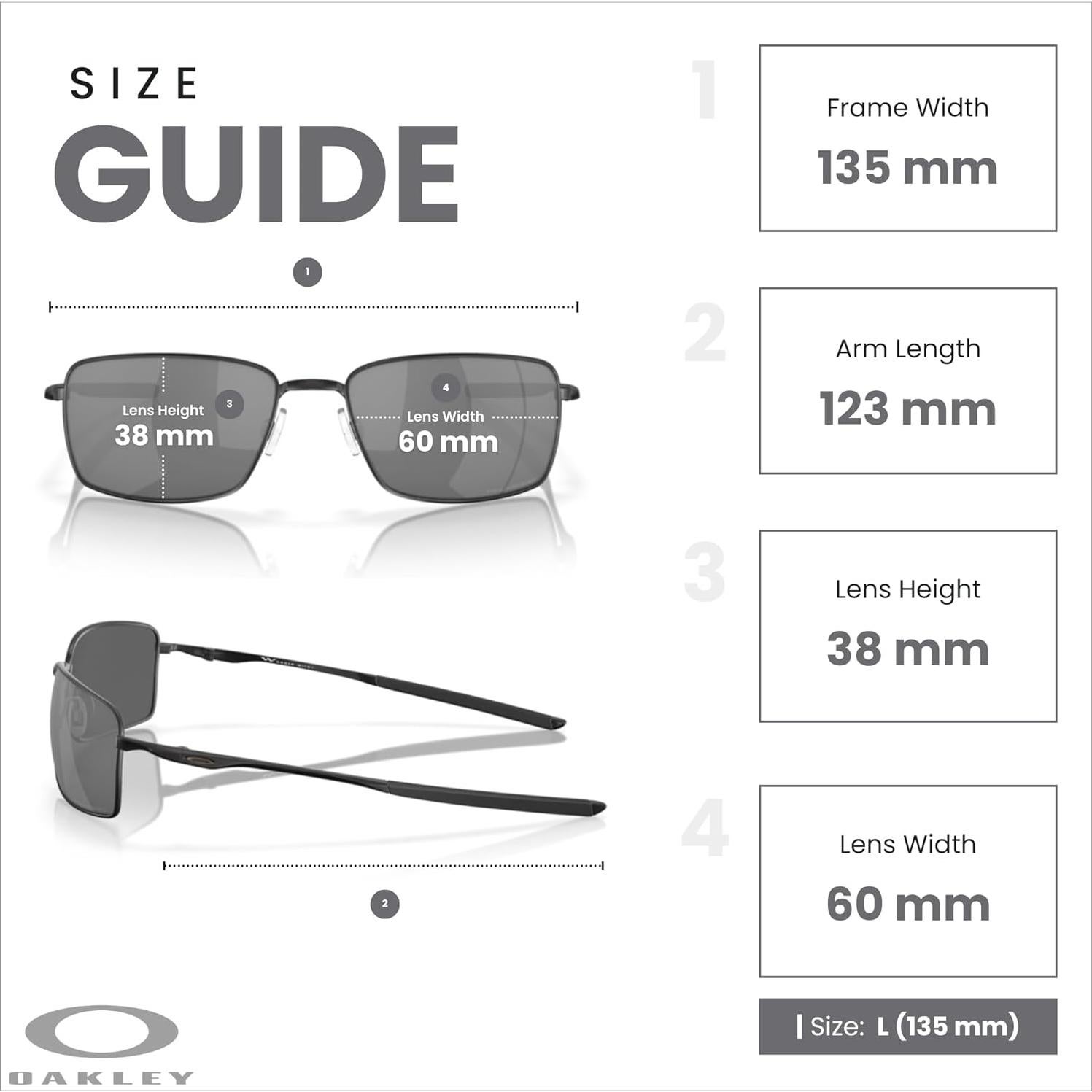 Gafas de sol Oakley Square Wire + Correa + Kit de cuidado