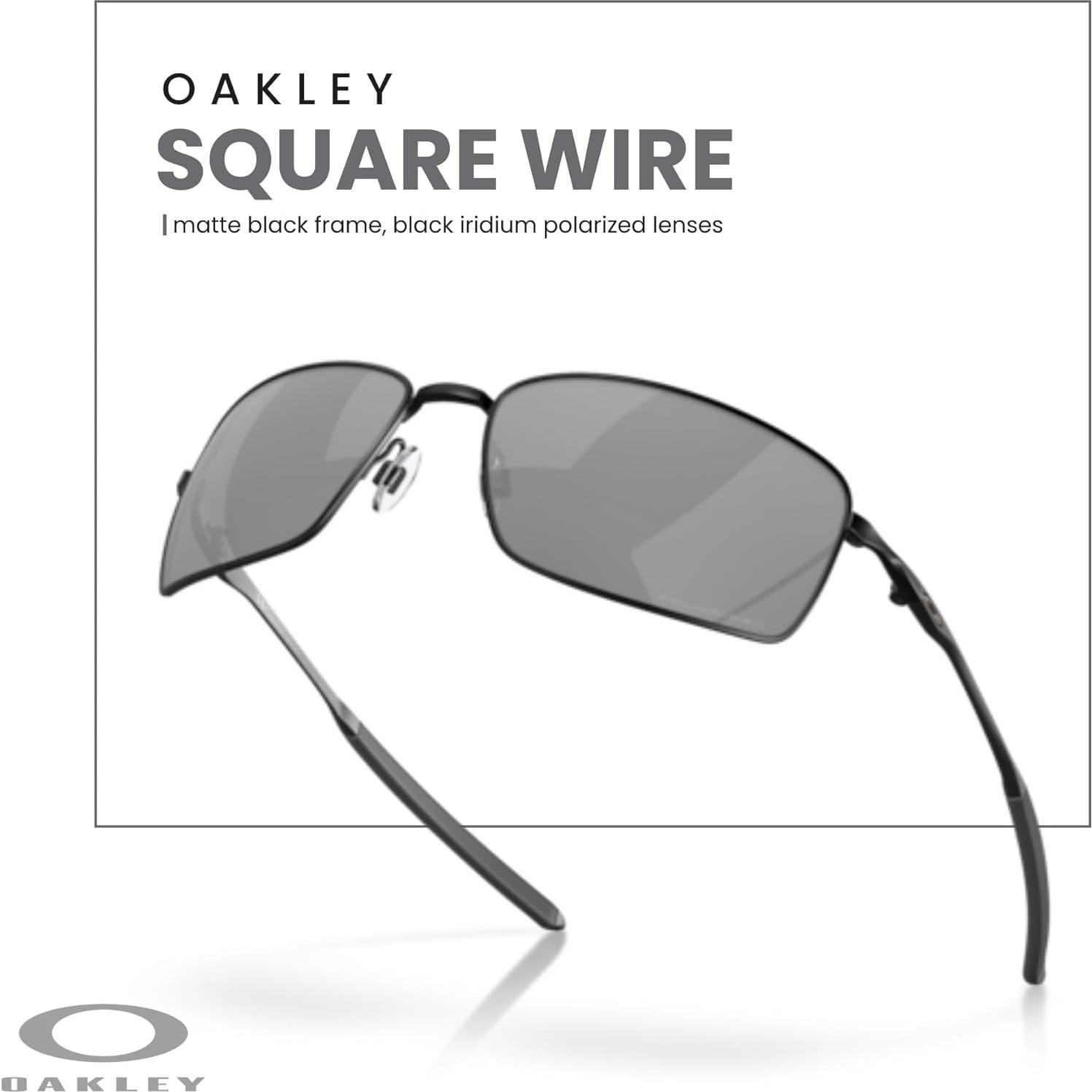 Gafas de sol Oakley Square Wire + Correa + Kit de cuidado