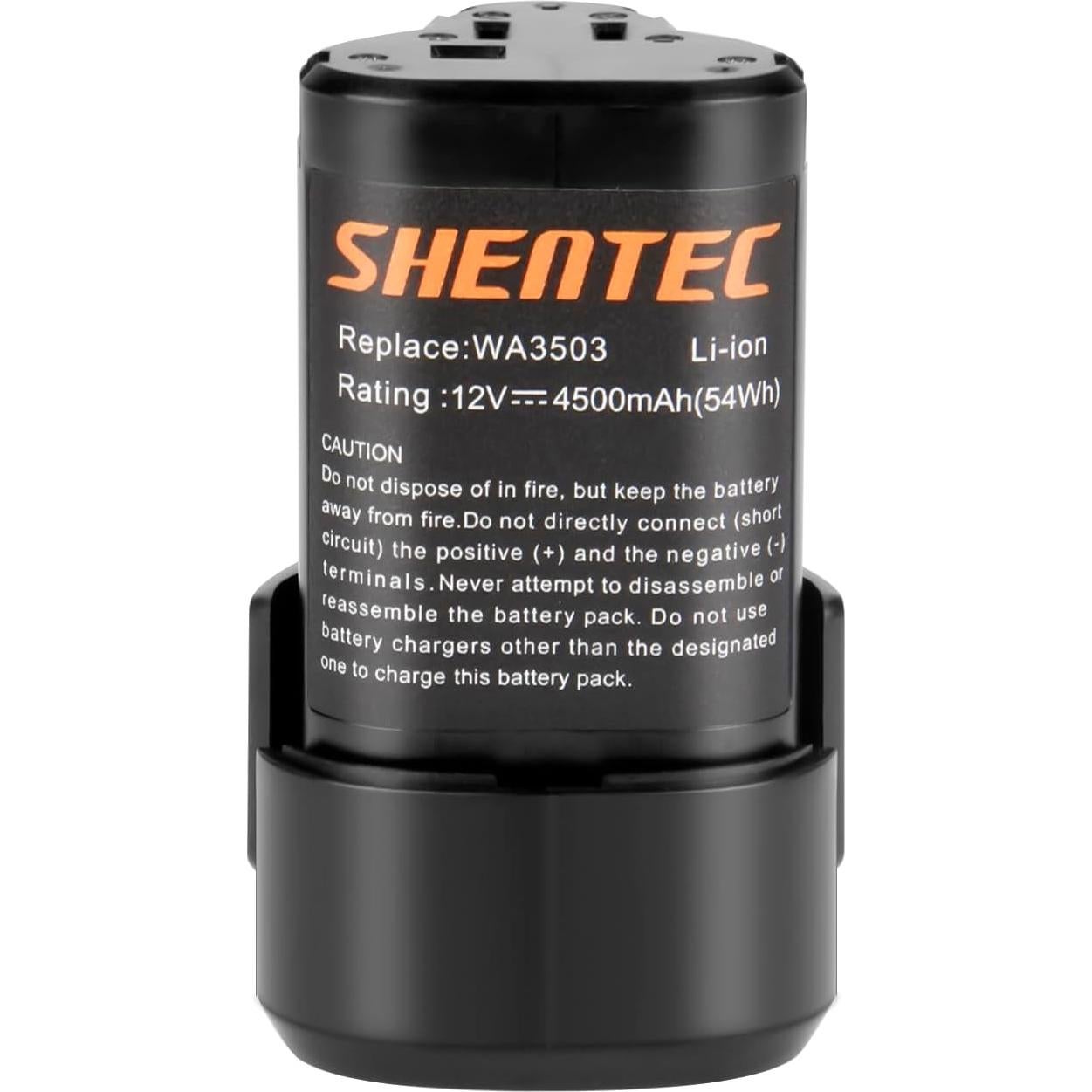 Batería de Reemplazo Shentec 12V 4500mAh Li-ion para Rockwell