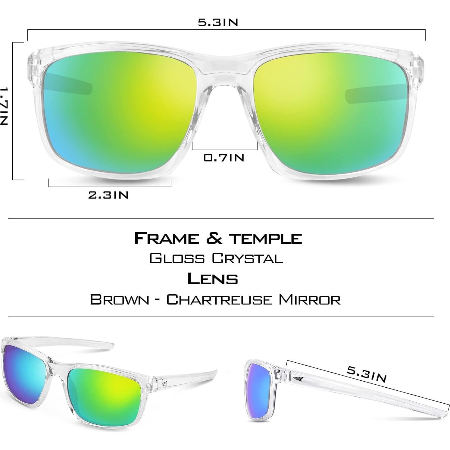 Gafas de sol polarizadas KastKing Toccoa unisex UV 101%