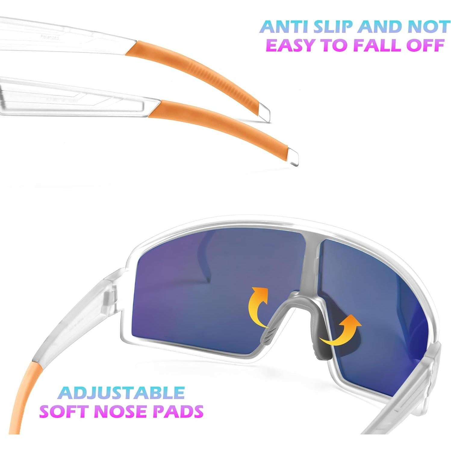 Gafas de Sol Polarizadas FEISEDY para Deportes Unisex